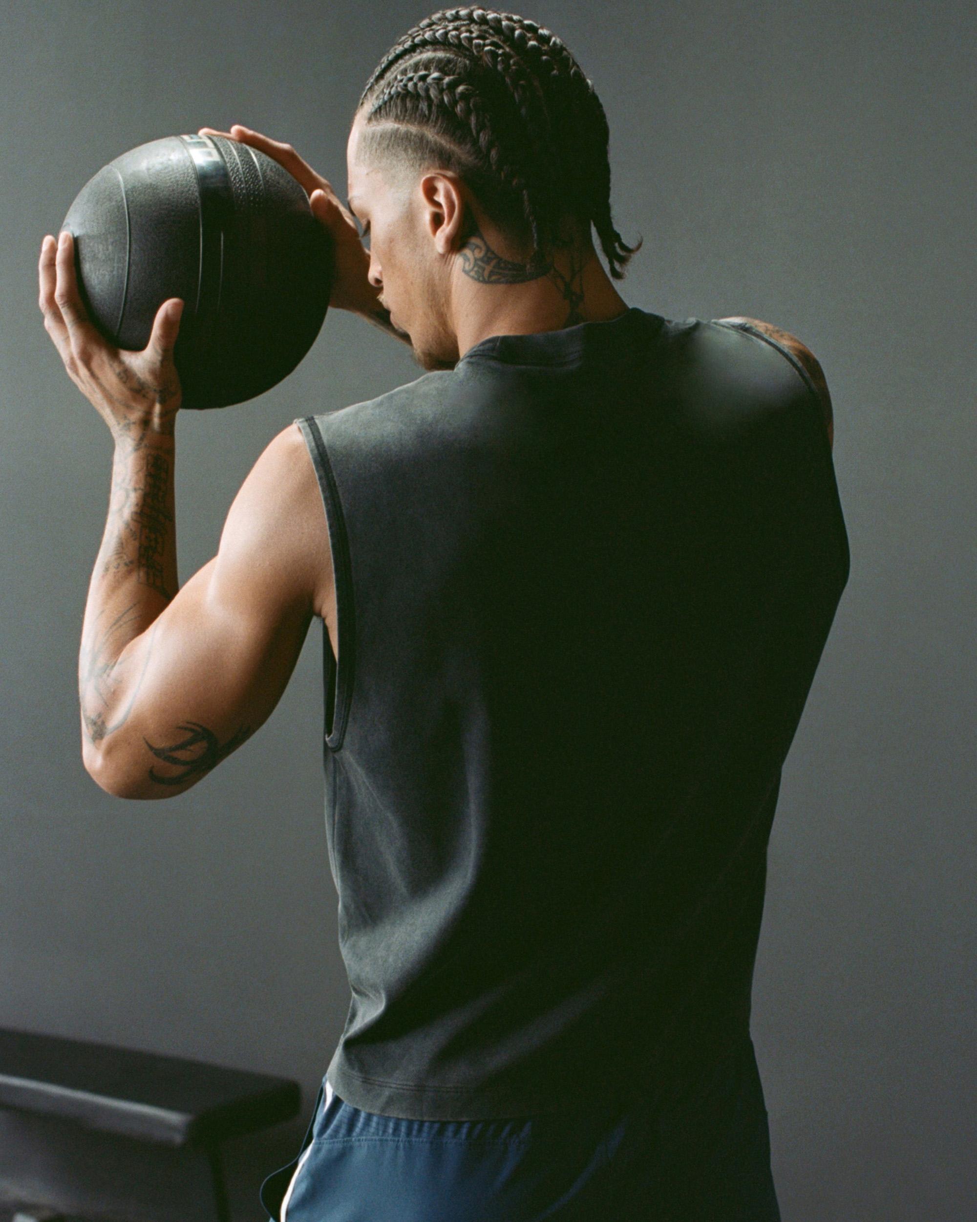 YPB Heavyweight Cotton Extended Shoulder Tank Product Image