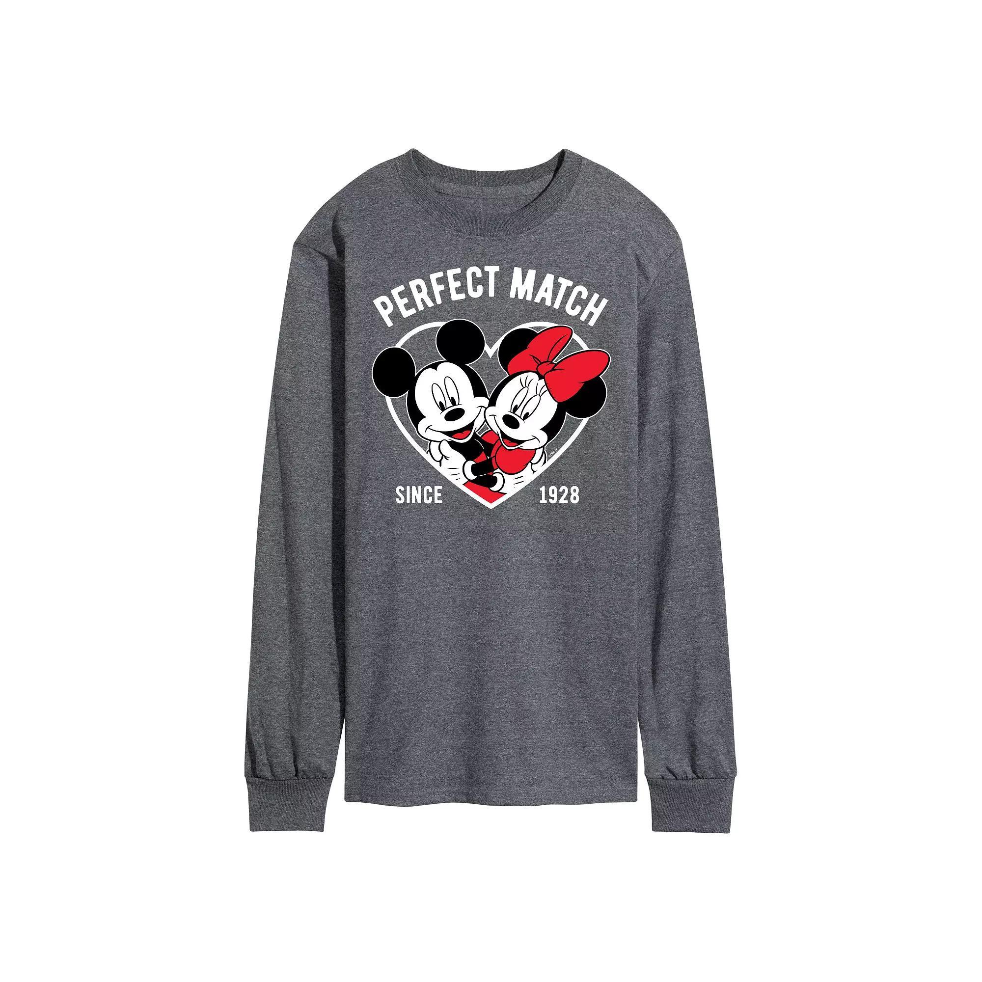 Disneys Mens Perfect Match Long Sleeve Tee Product Image