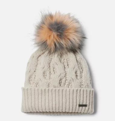 Columbia Womens Boundless Days Cable Knit Pom Beanie- Product Image