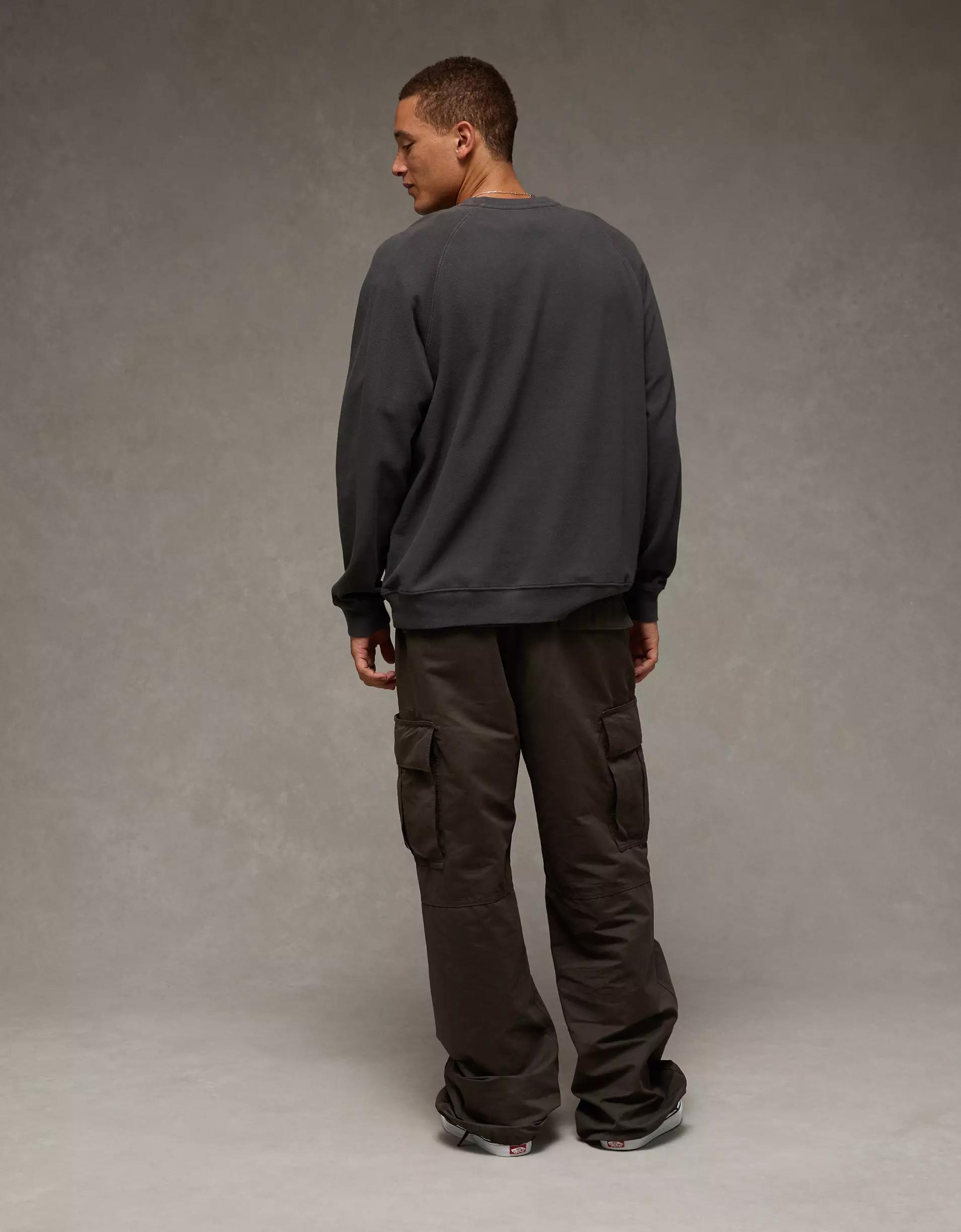 AE Boxy Long Sleeve Piqué T-Shirt Product Image