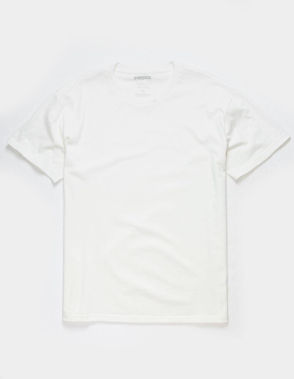RSQ Mens Oversized Solid Tee - OFF WHITE Product Image