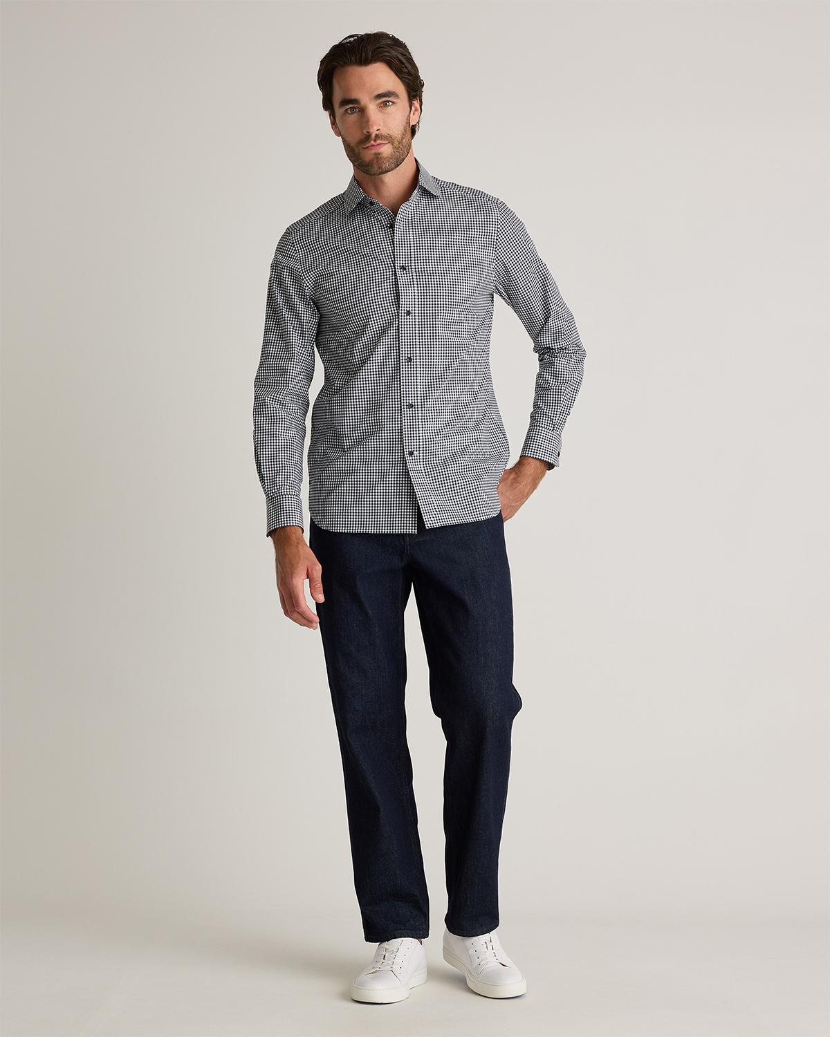 Quince | Men's Stretch Poplin Dress Shirt Organic Cotton Product Image
