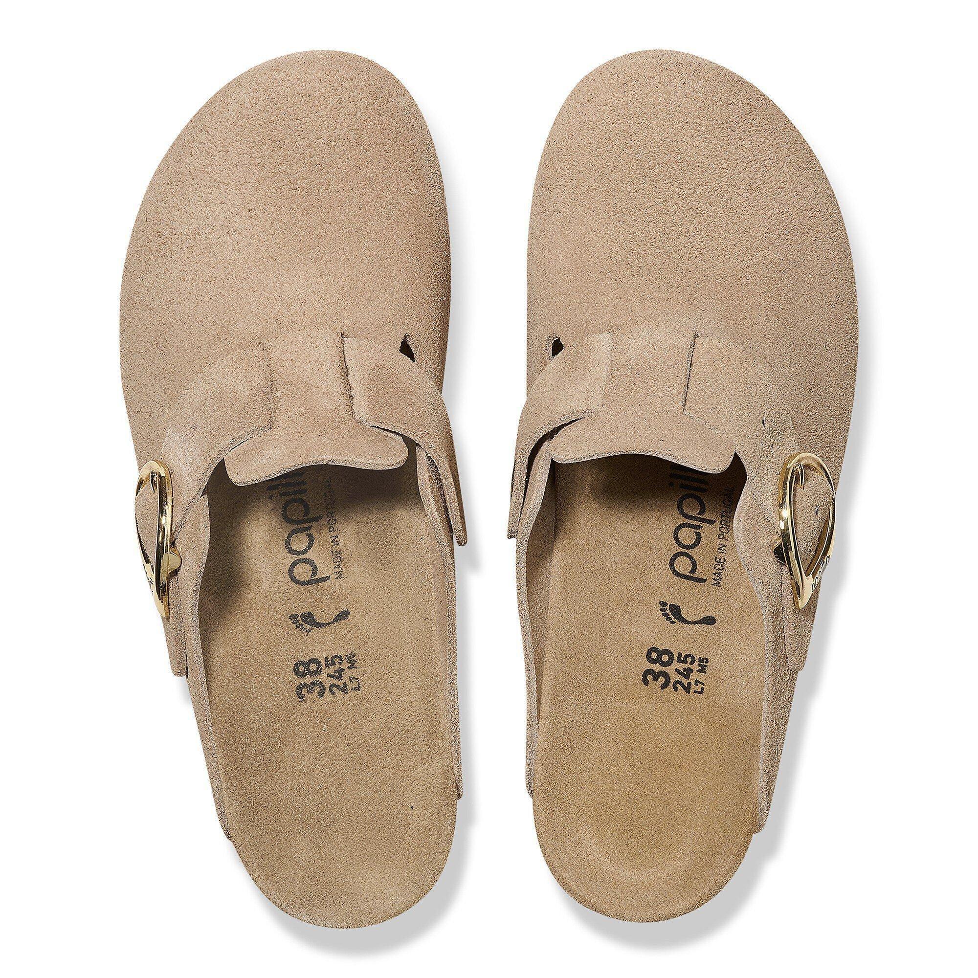 Fanny Ring-Buckle Suede Leather Product Image