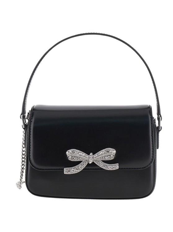 SELF-PORTRAIT Black Leather Micro Bag Product Image