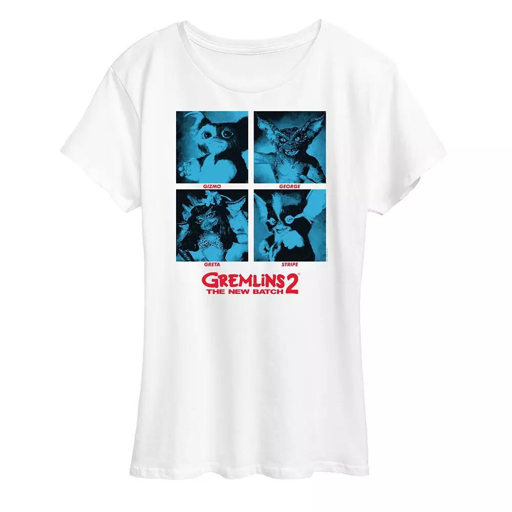 Womens Gremlins 2 Grid Graphic Tee, Girls Product Image