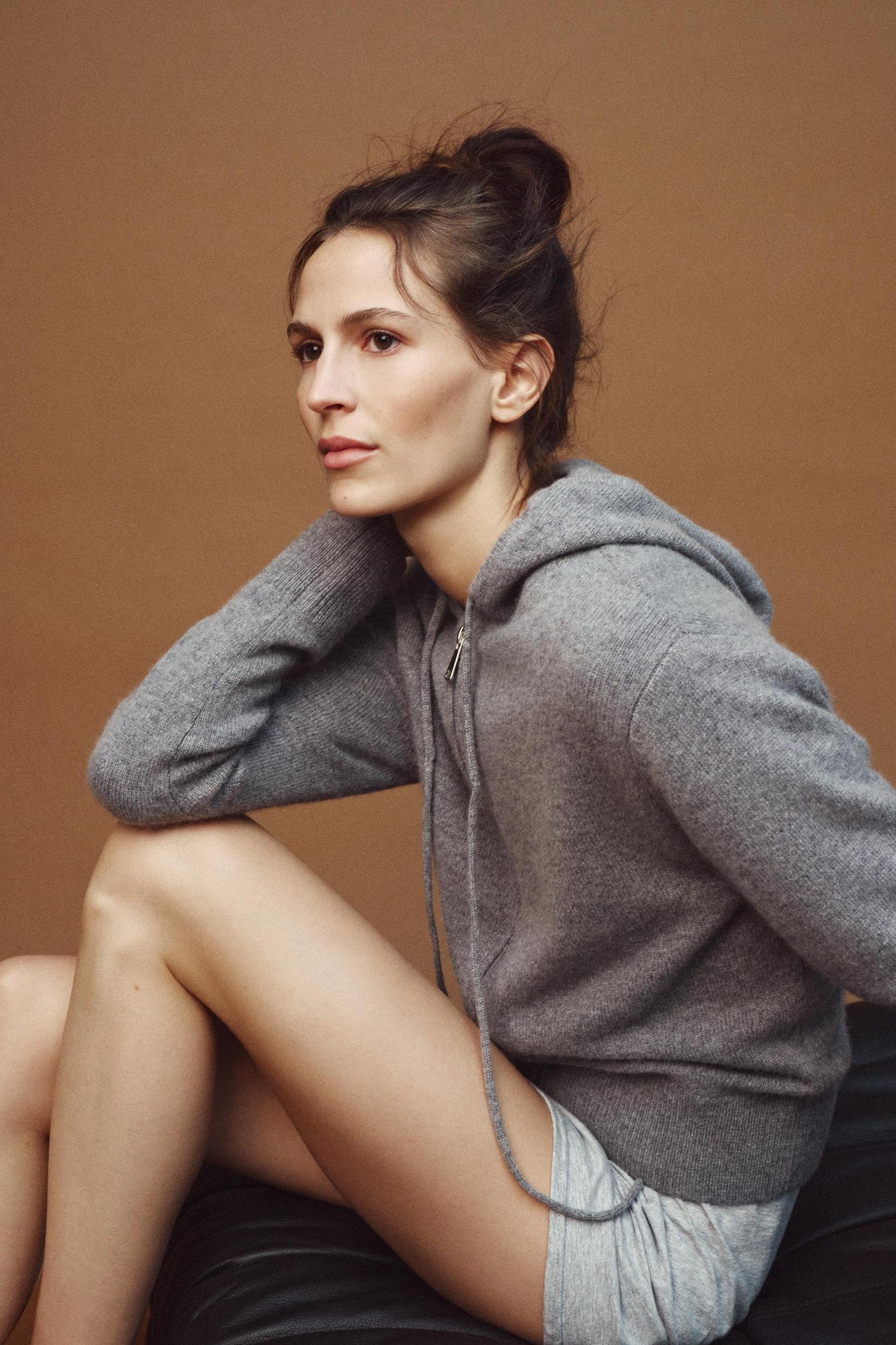 100% WOOL HOODED JACKET Product Image