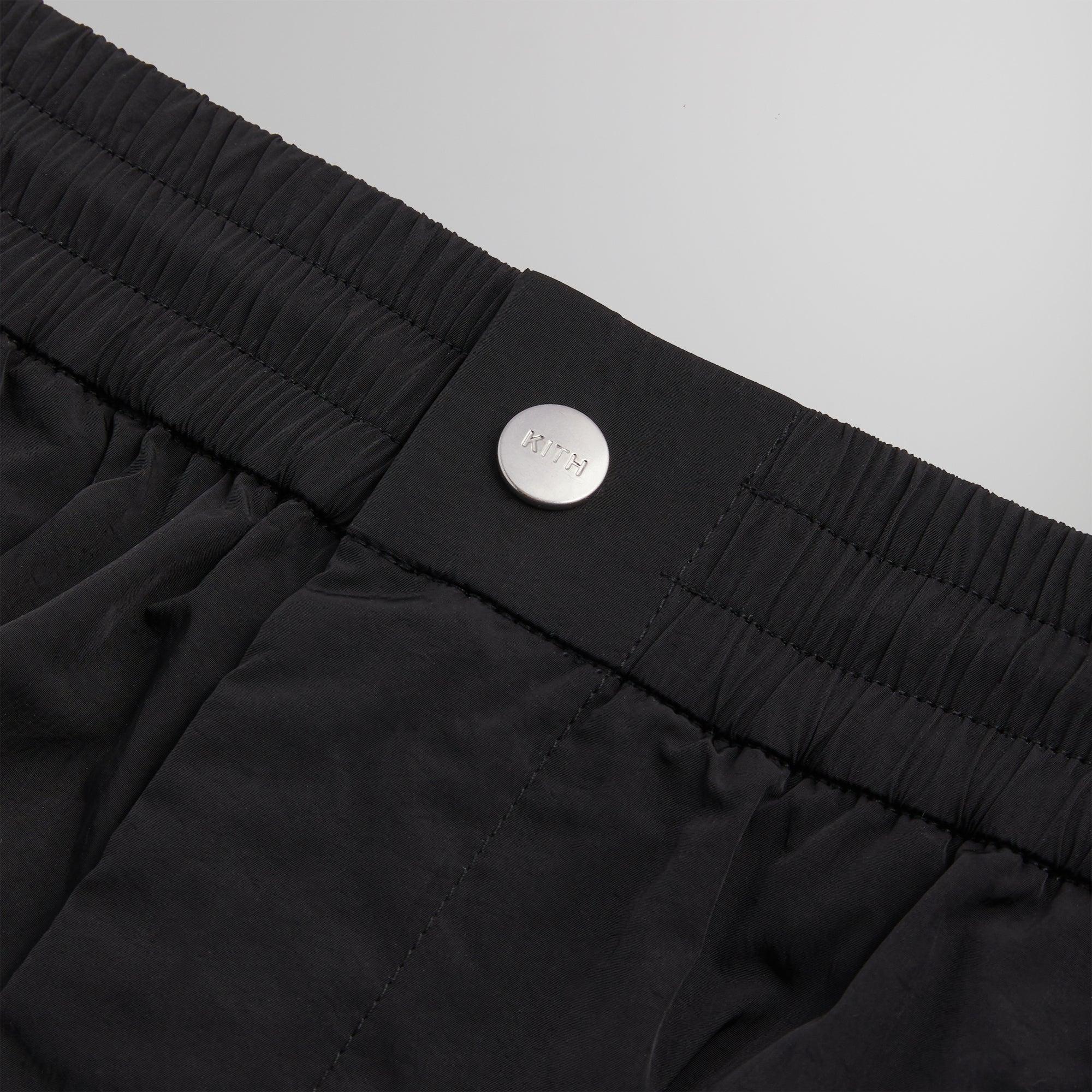Kith Wrinkle Nylon Mercer 8 Pant - Black Male Product Image