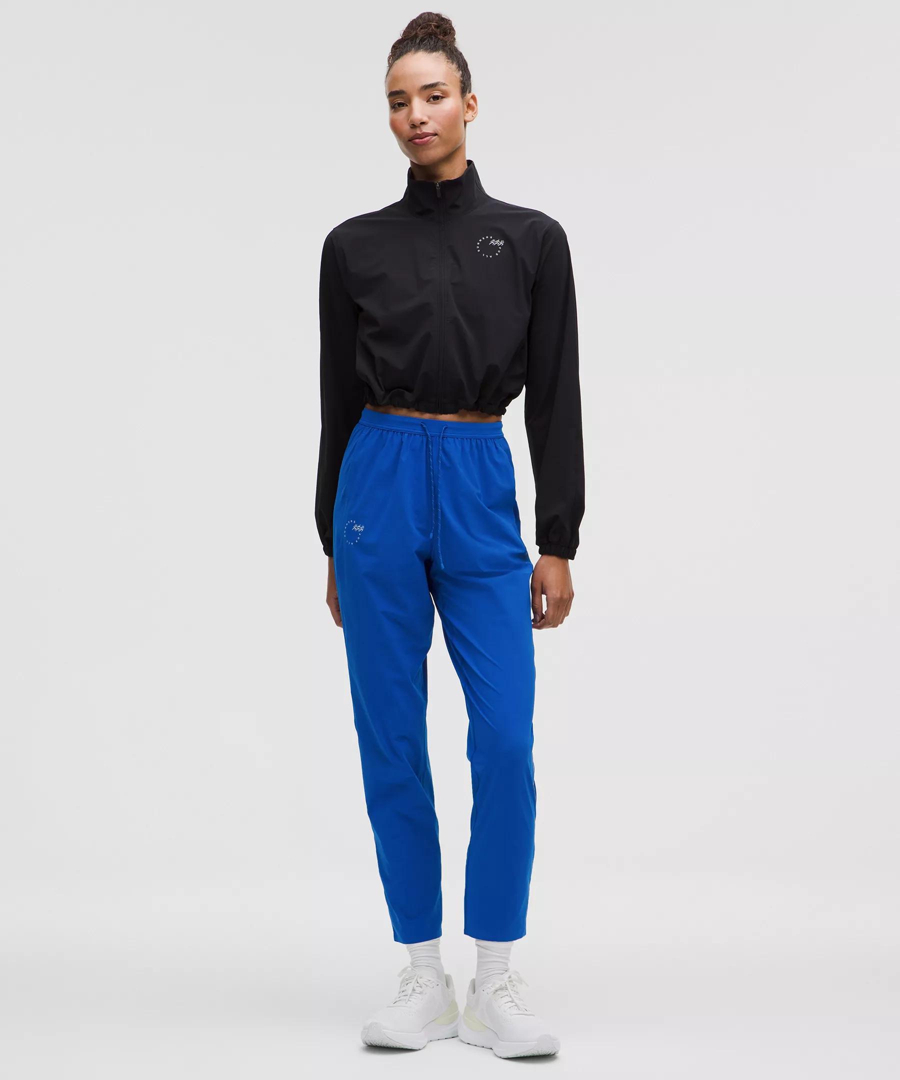 Mile Maker Run Crew Graphic High-Rise Track Pant Product Image