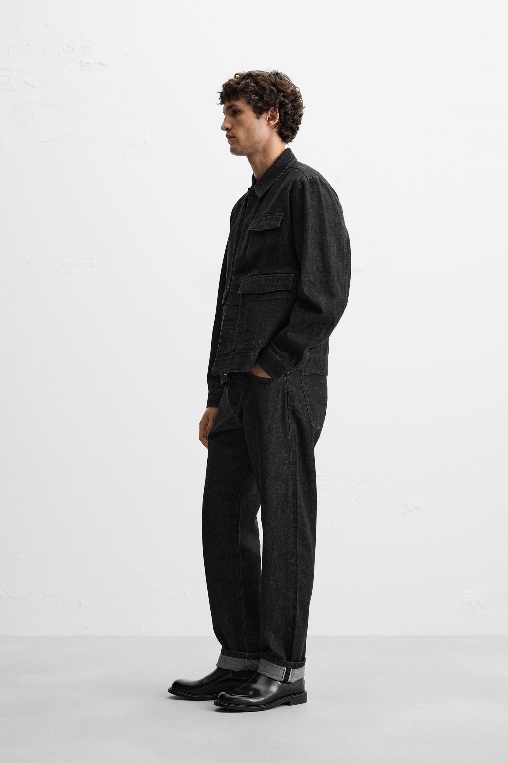 SELVEDGE DENIM OVERSHIRT Product Image