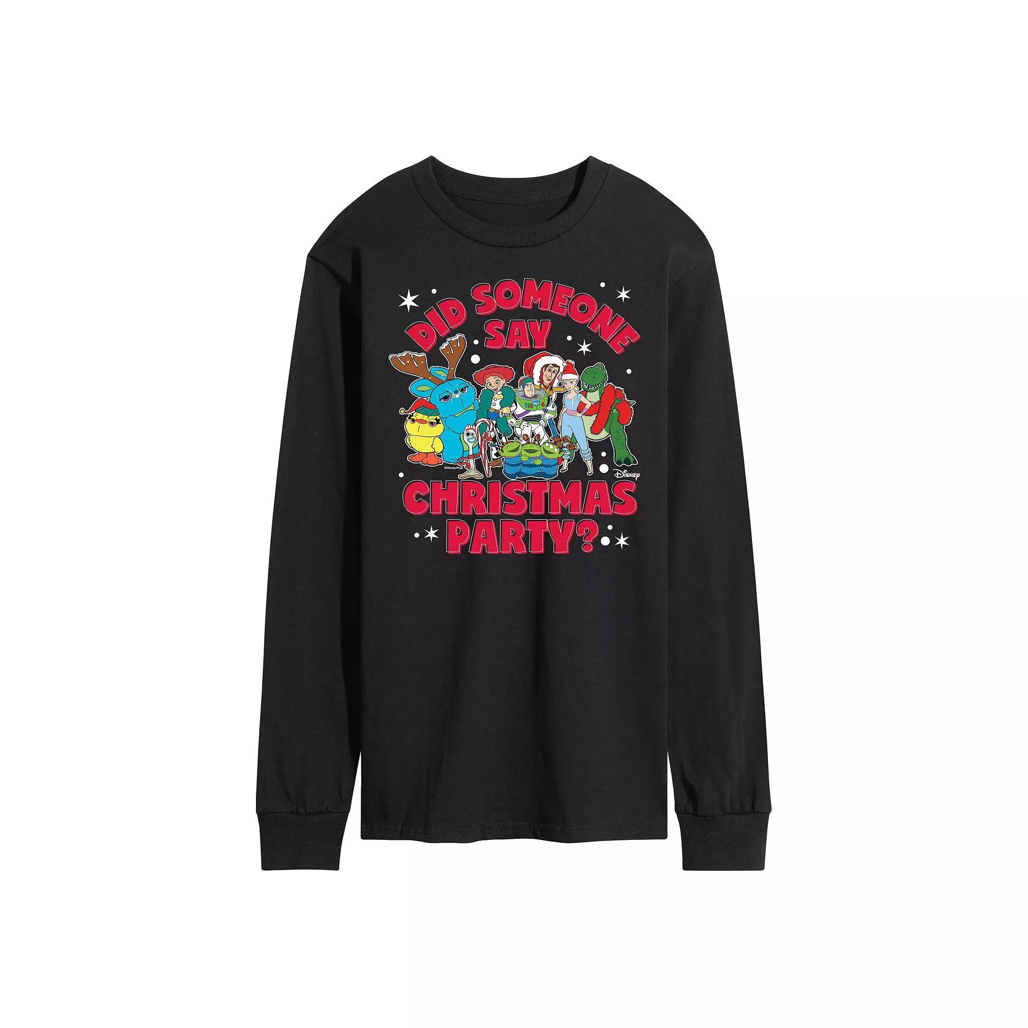 Disney / Pixars Toy Story 4 Mens Christmas Party Long Sleeve Graphic Tee Product Image