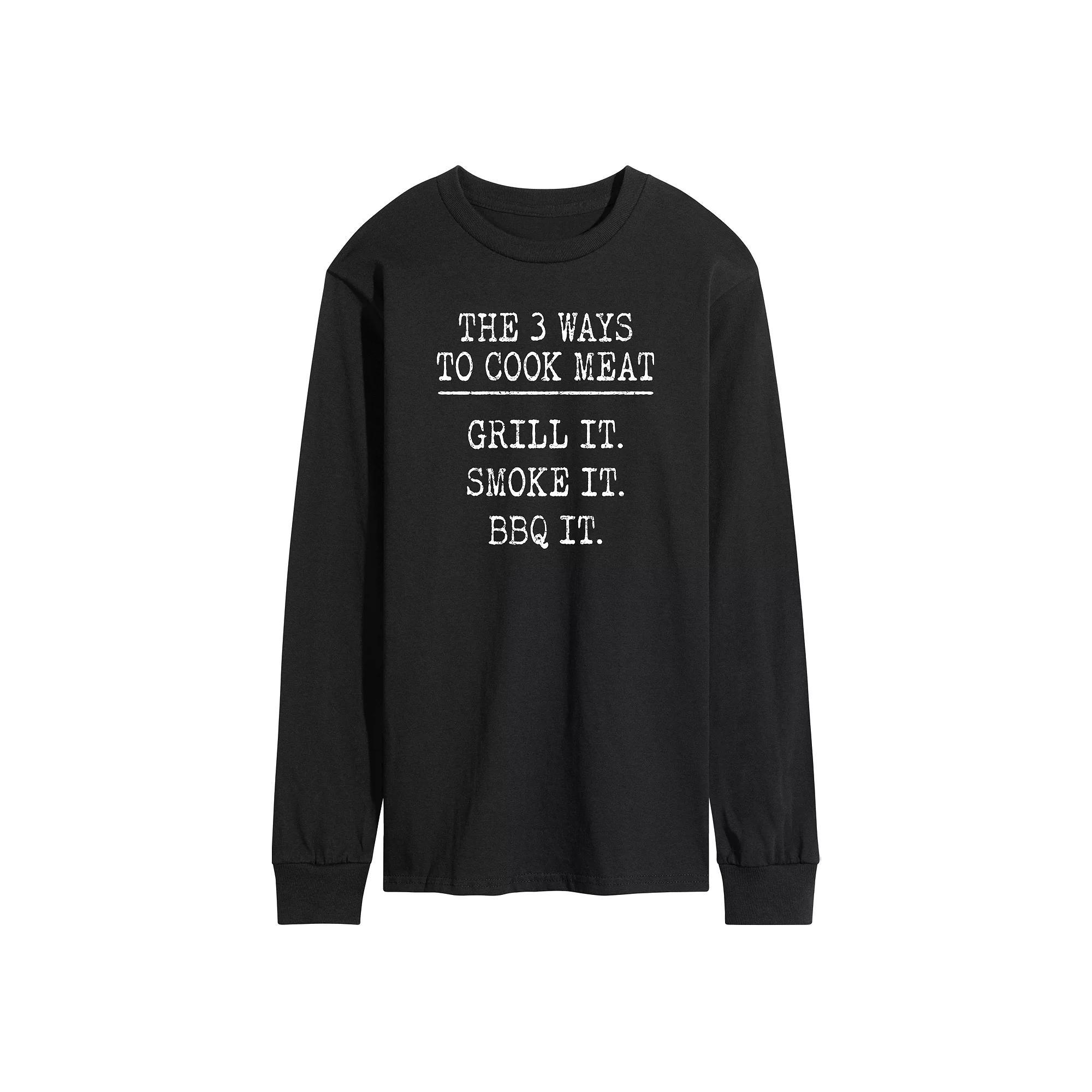 Men's Grill It BBQ It Tee, Size: Large, Black Product Image