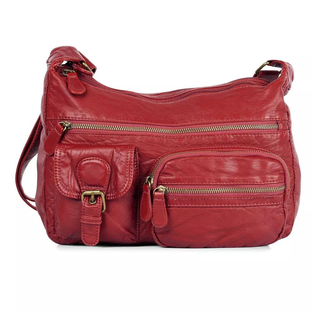 Women's Karla Hanson Charlotte Hobo Organizer Bag, Red Product Image