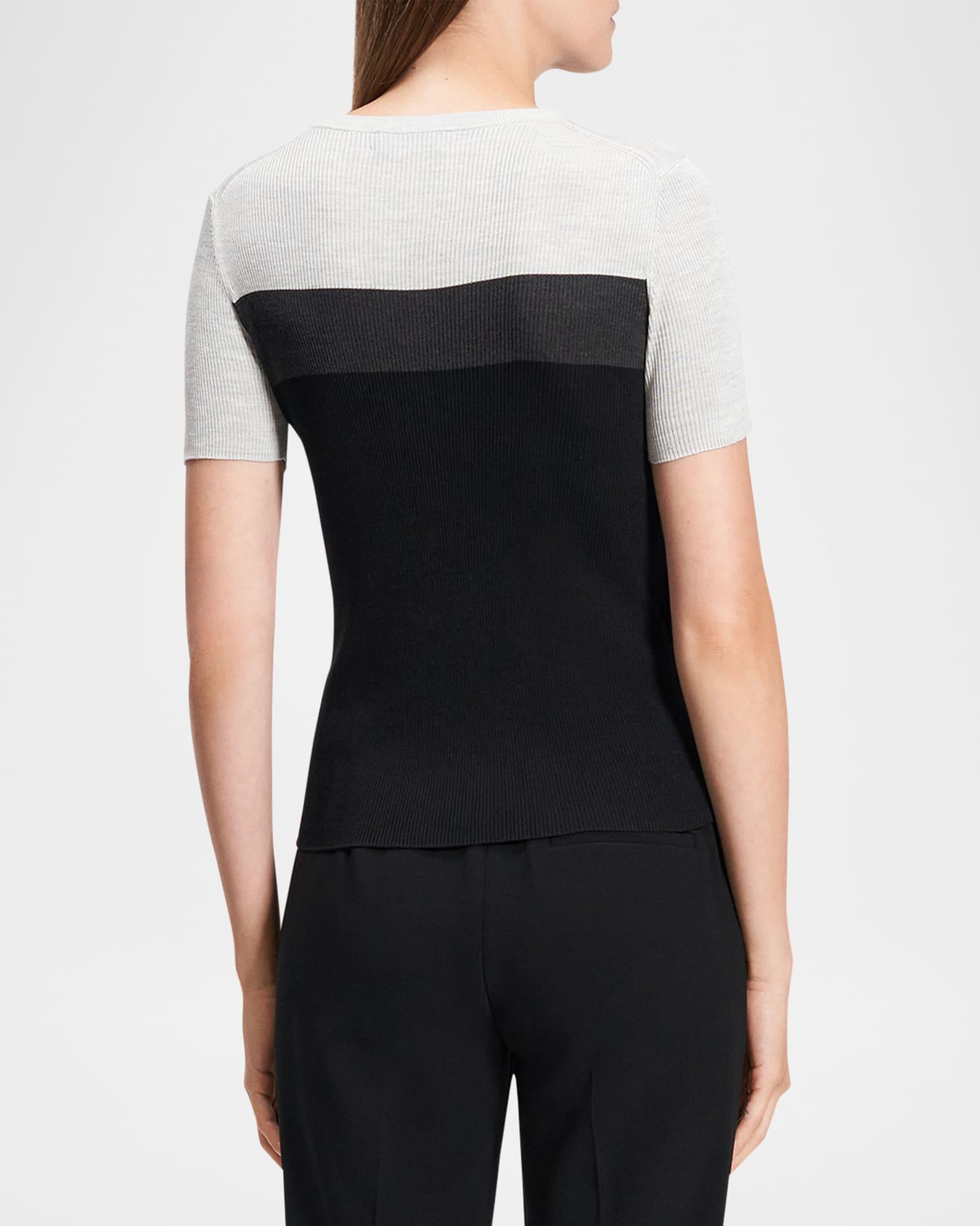Washable Silk Basic Tee Product Image