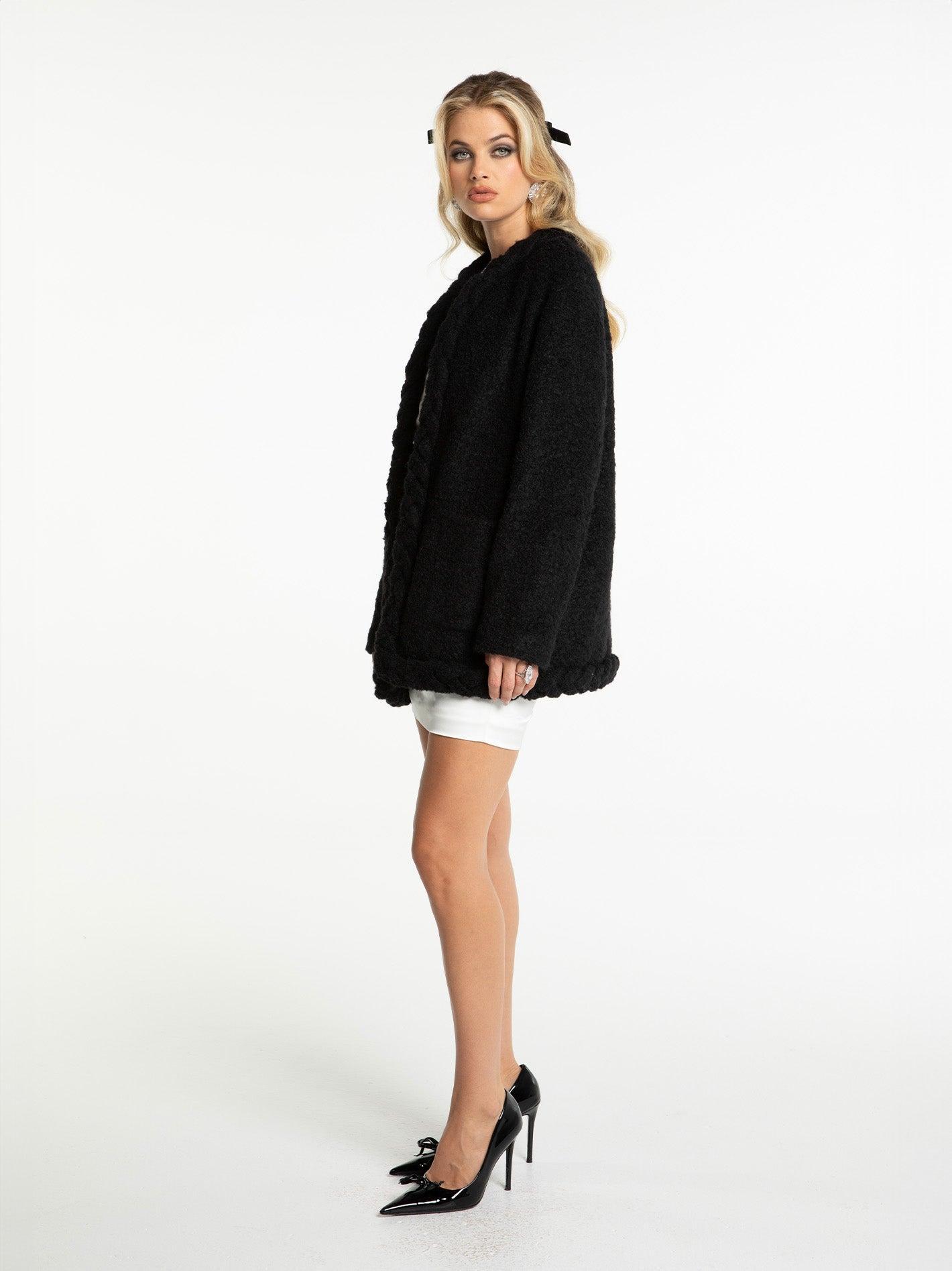 Talia Coat (Black) Product Image