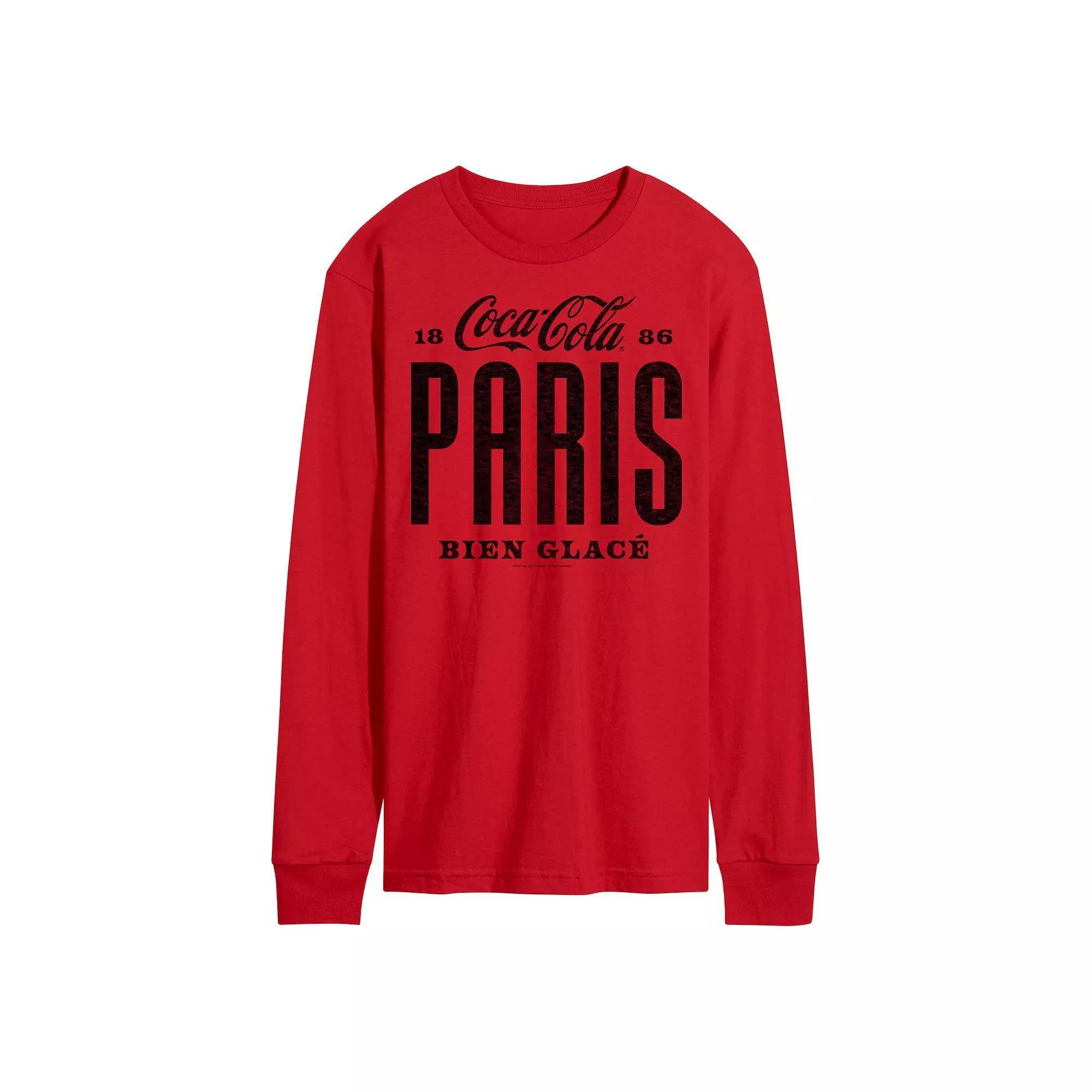 Mens Coca Cola Paris Long Sleeve Long Sleeve Graphic Tee Product Image