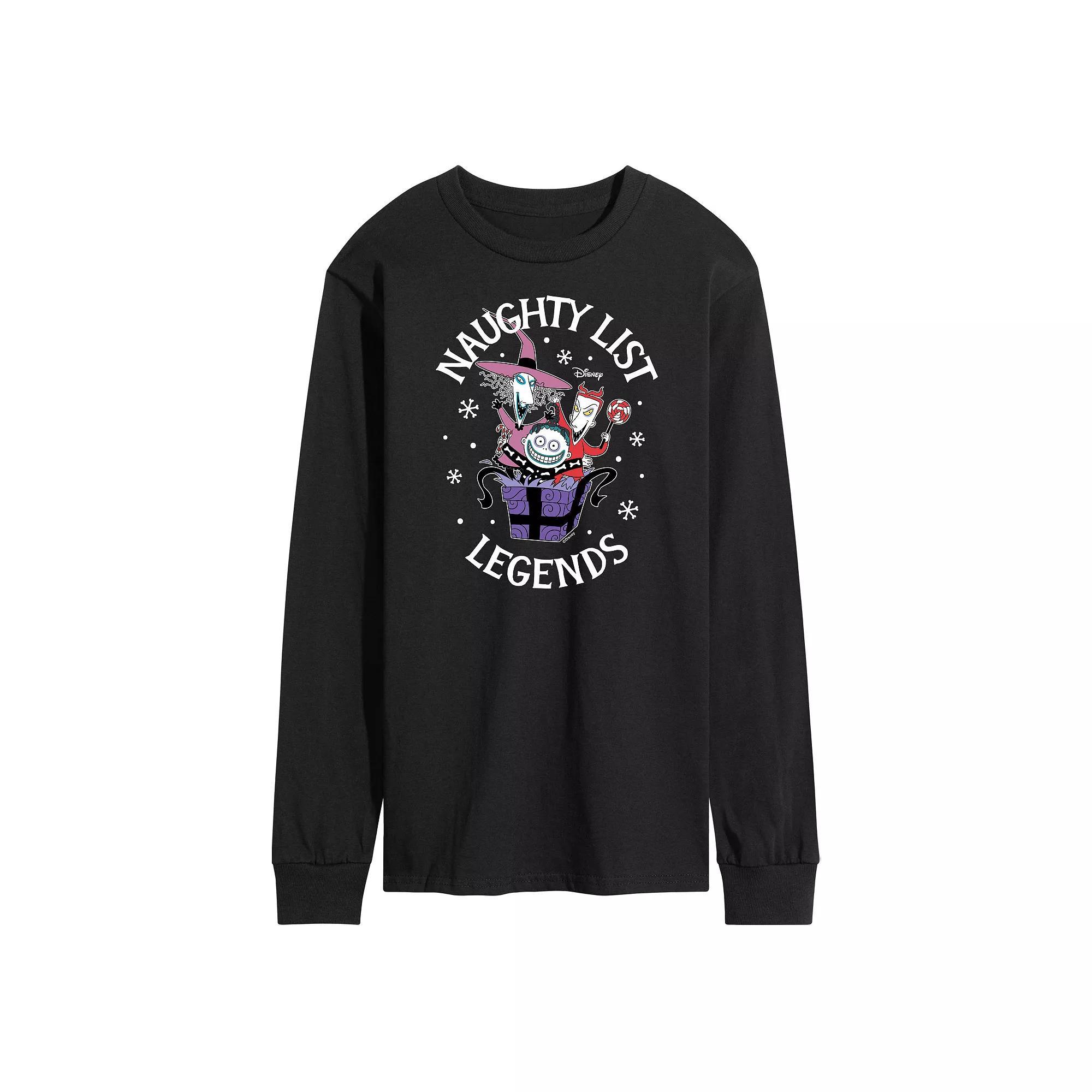 Disney's The Nightmare Before Christmas Naughty List Legends Tee, Men's, Size: Large, Black Product Image