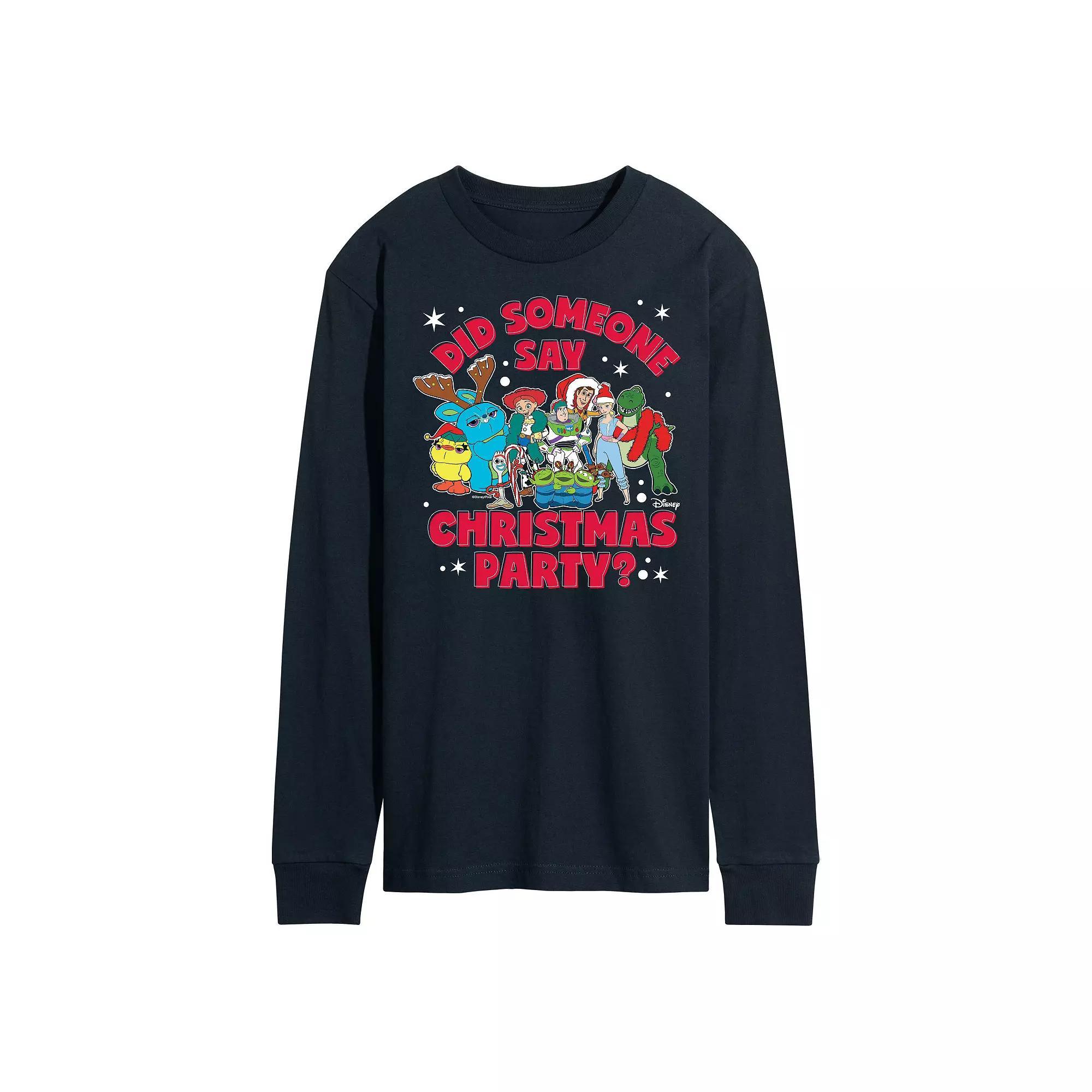 Disney / Pixars Toy Story 4 Mens Christmas Party Long Sleeve Graphic Tee Product Image