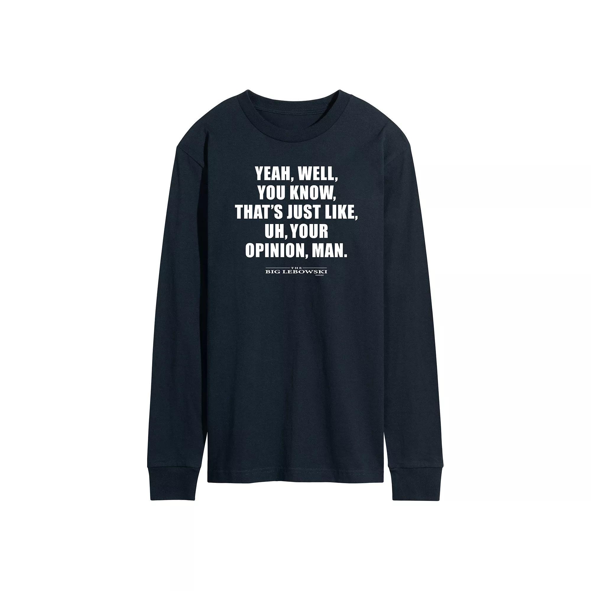 Mens Mean Girls Regina Long Sleeve Graphic Tee Blue Product Image