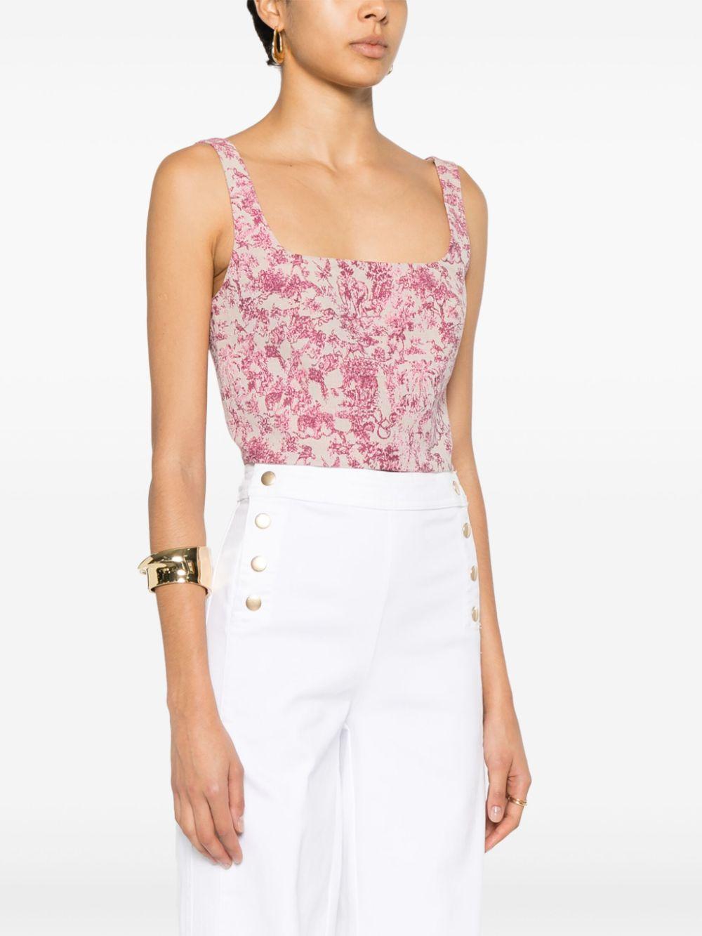 embroidered crop top Product Image