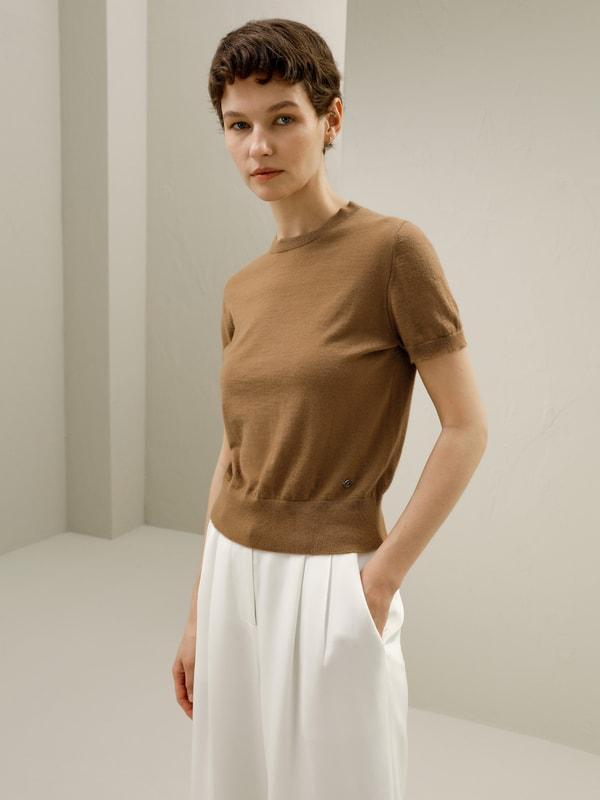 Cashmere Round Neck Sweater Product Image