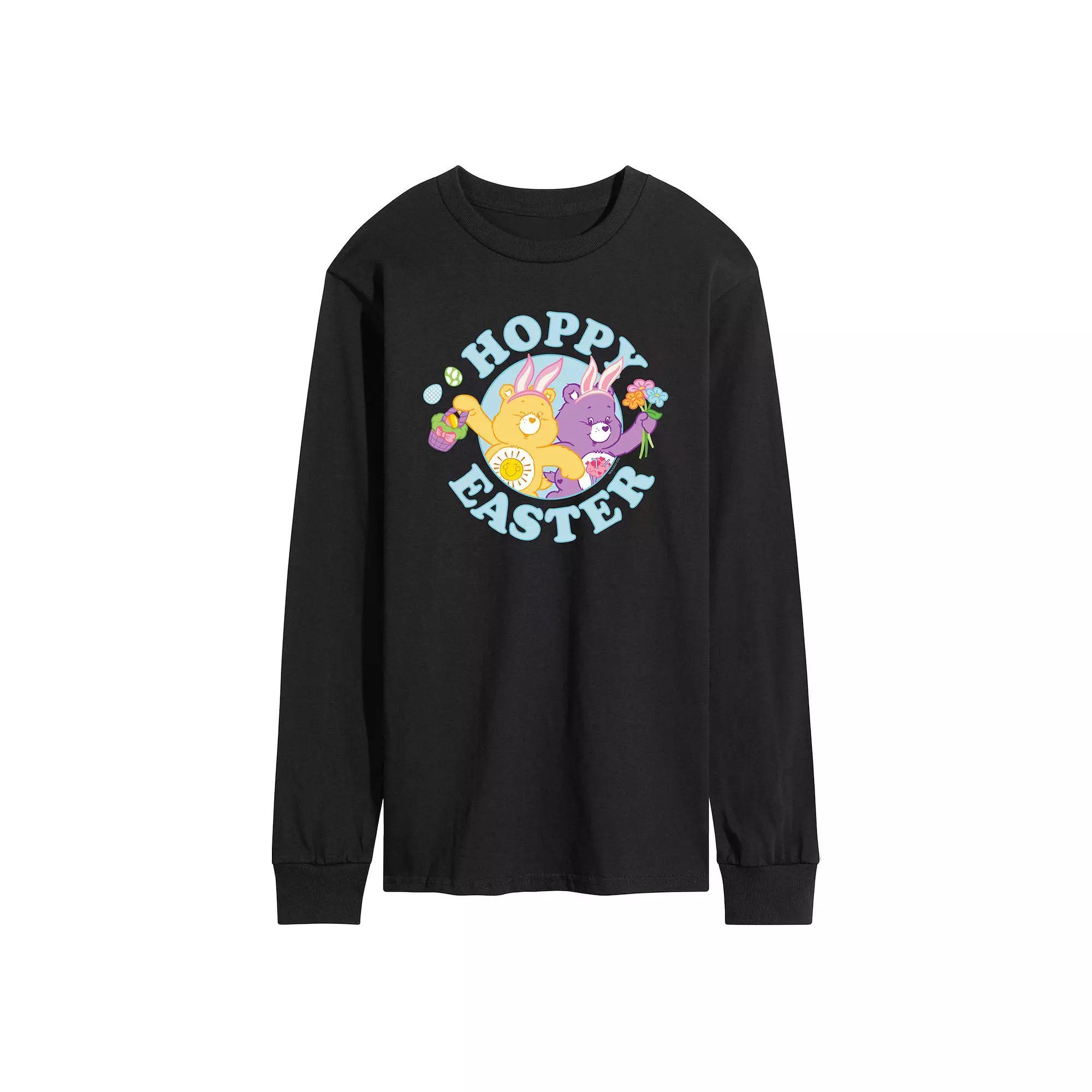 Mens Care Bears Hoppy Easter Long Sleeve Graphic Tee Product Image