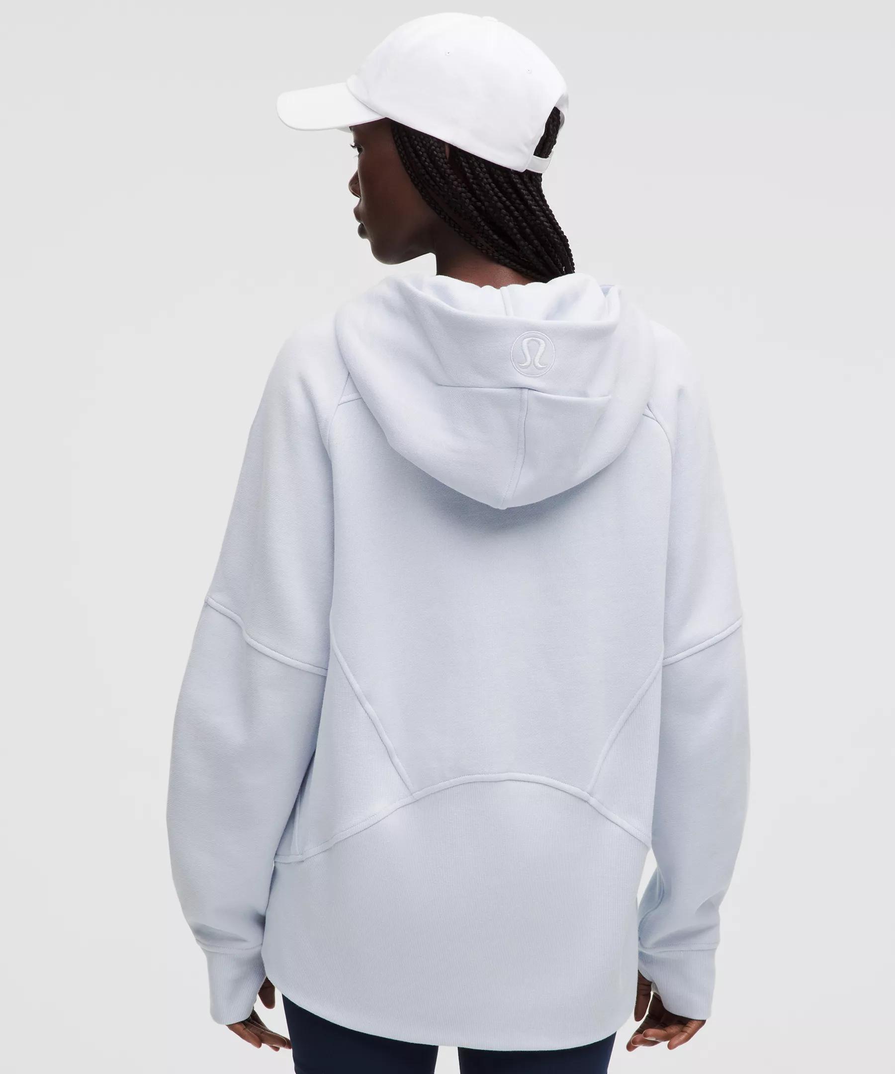 Scuba Oversized Half-Zip Long Hoodie Product Image
