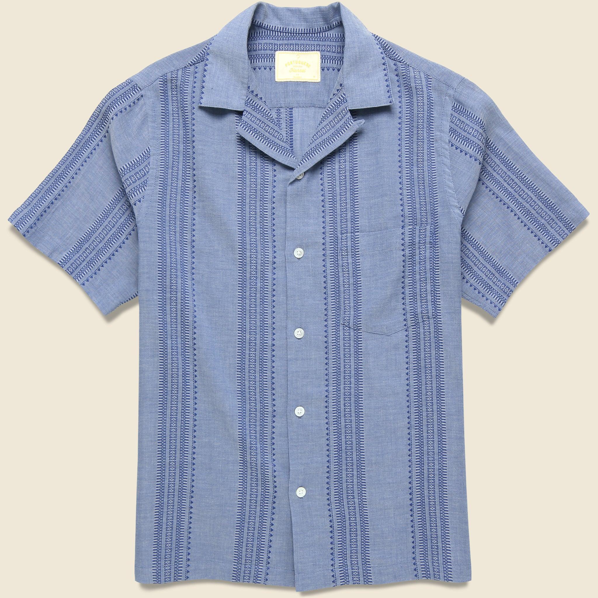 Pacific Camp Shirt - Indigo Product Image