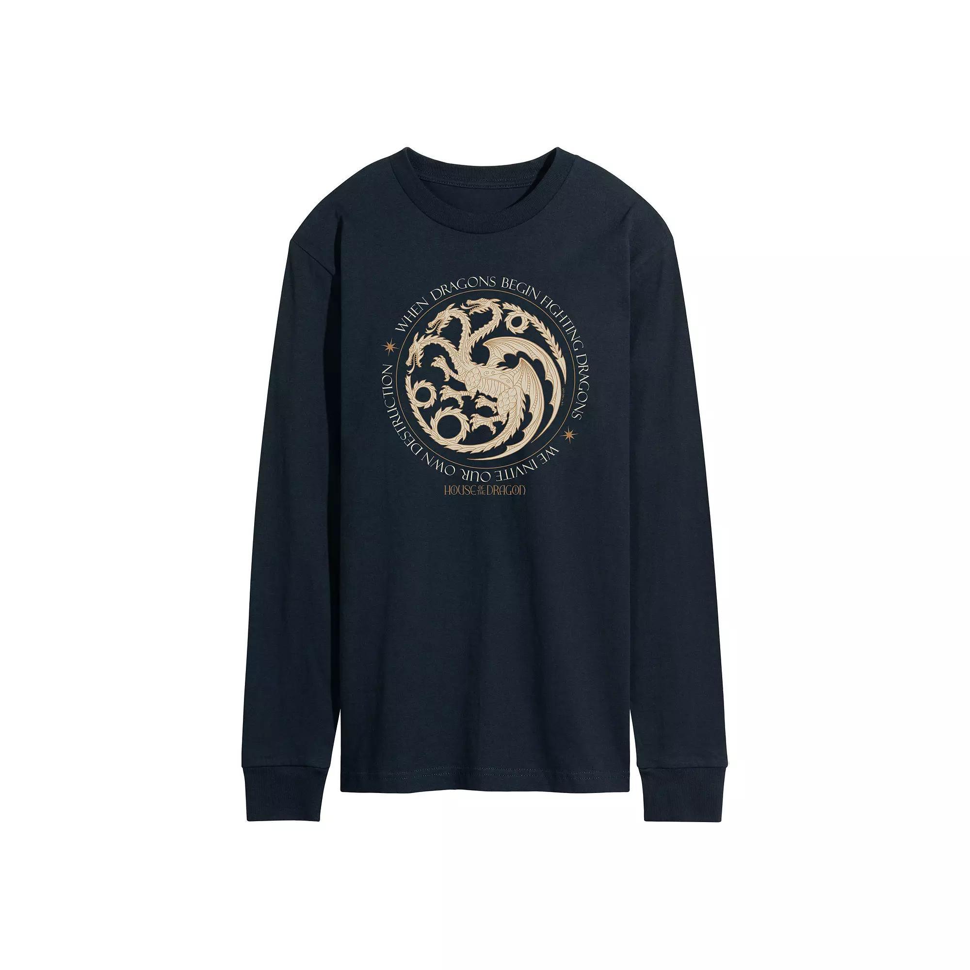 Mens Care Bears Mood Bedtime Bear Burger Long Sleeve Graphic Tee Product Image