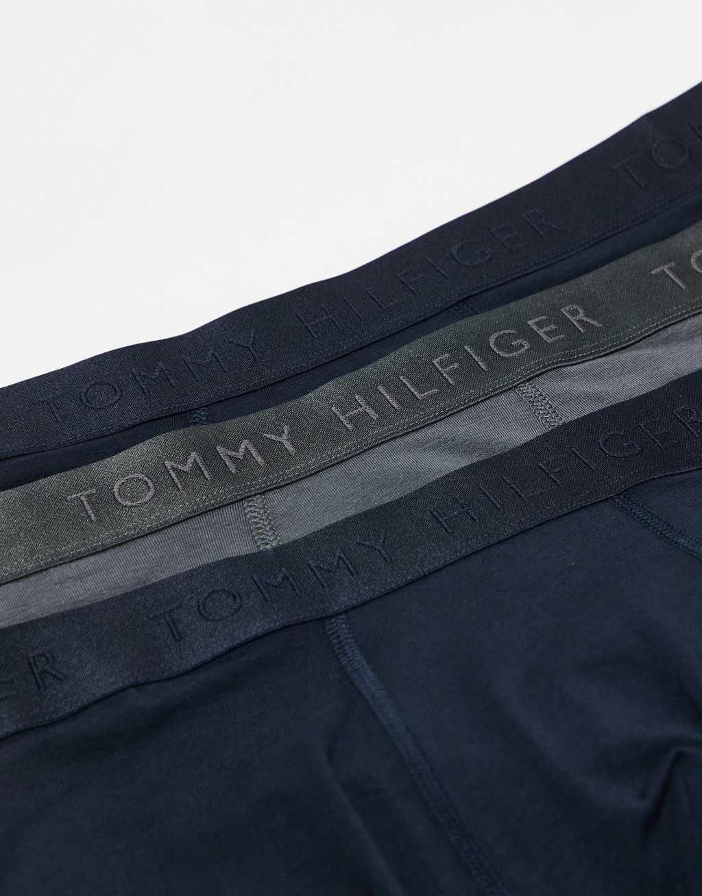 Tommy Hilfiger Everyday Luxe 3 pack trunk in navy/black/gray Product Image