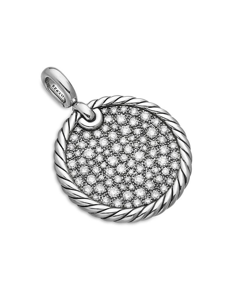 Womens DY Elements Disc Pendant With Pav Diamonds Product Image