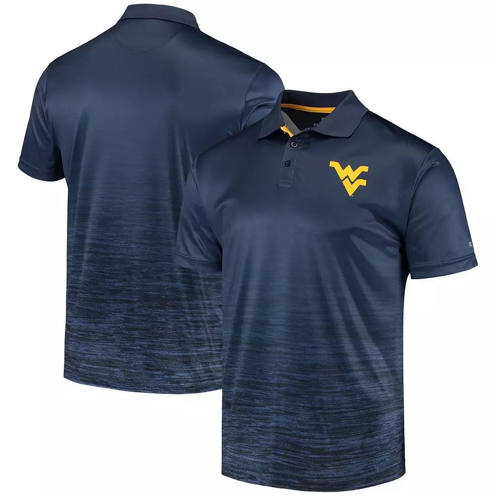 Men's Colosseum Navy West Virginia Mountaineers Marshall Polo, Size: Medium, Blue Product Image