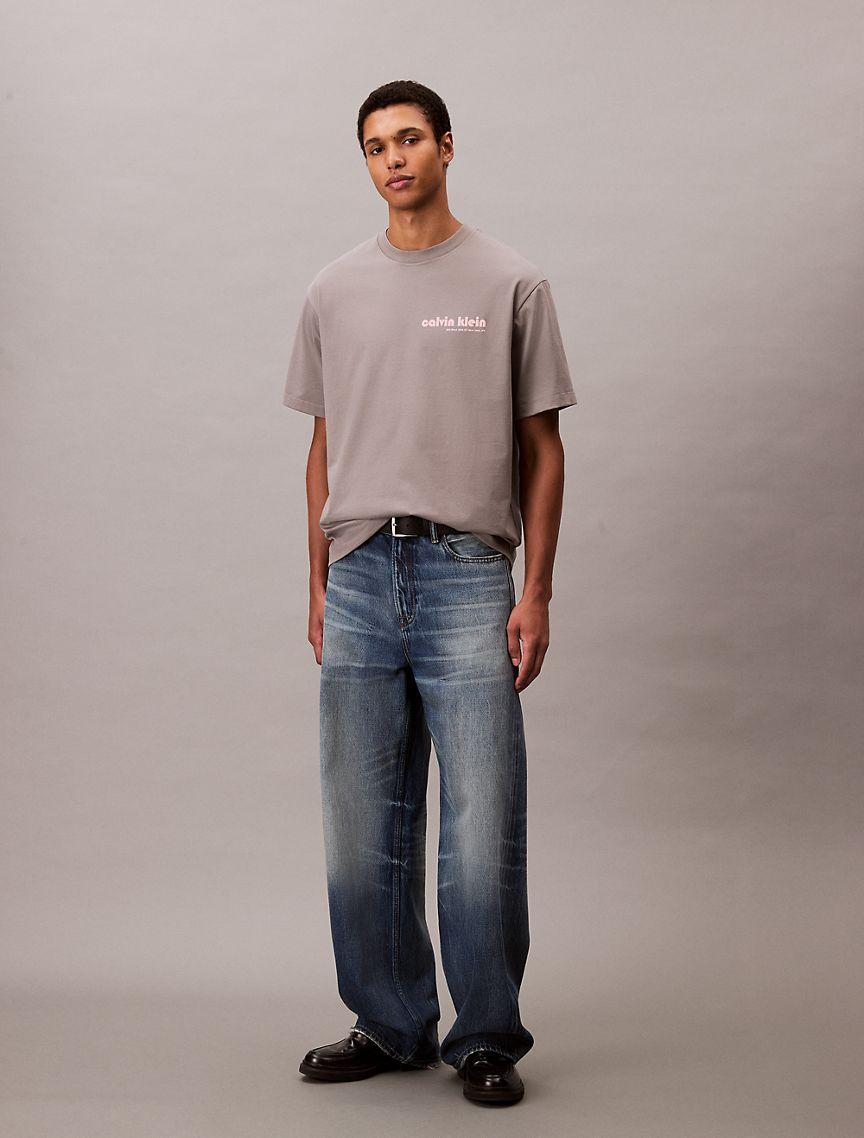 Round Logo Graphic Classic T-Shirt  Product Image