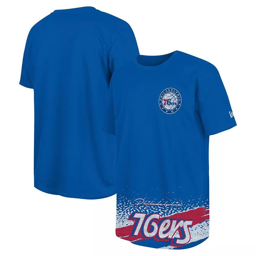 Men's New Era Royal Philadelphia 76ers Sport Classic T-Shirt, Size: XL, 76r Blue Product Image