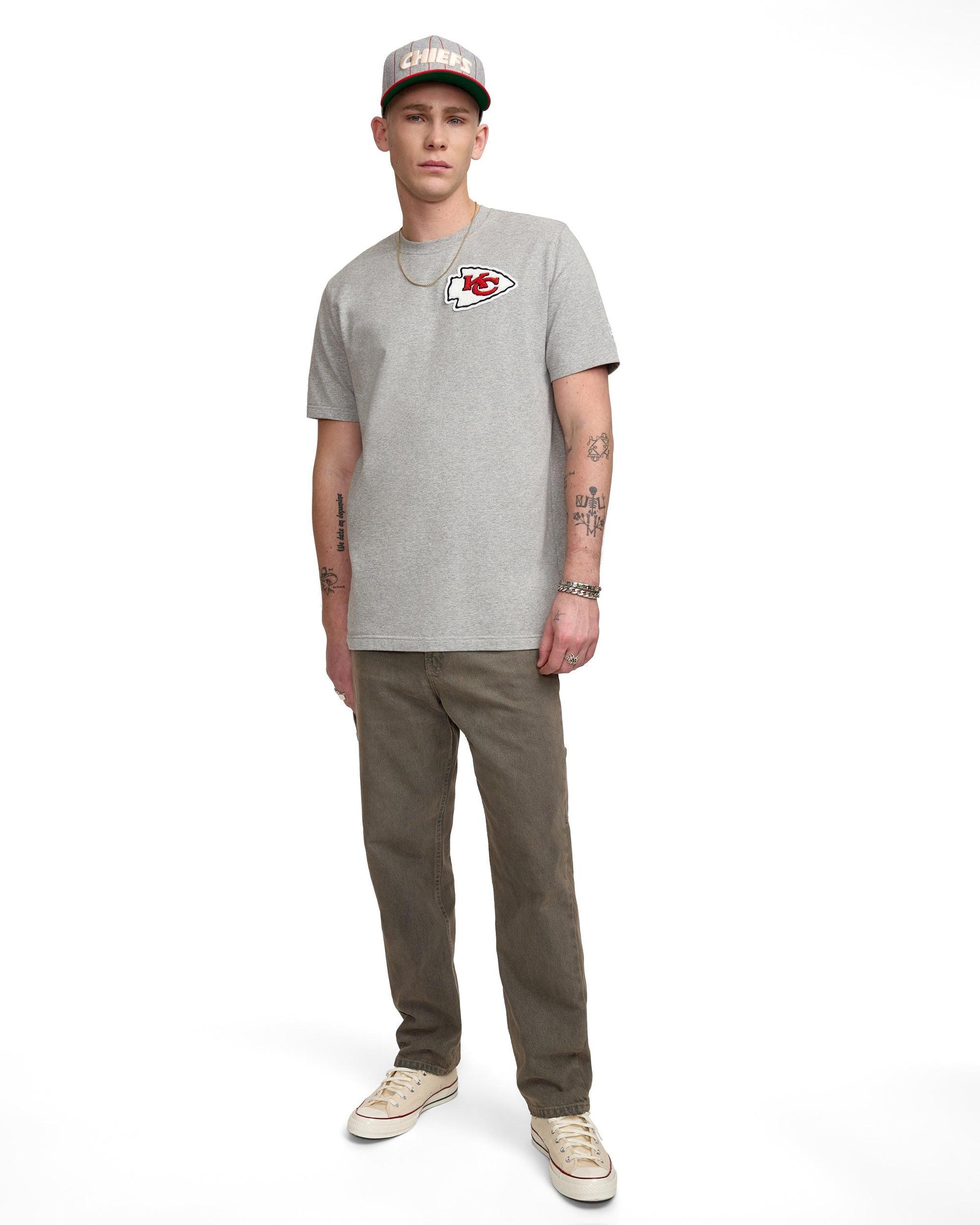 Philadelphia Eagles Gray Logo Select T-Shirt Male Product Image