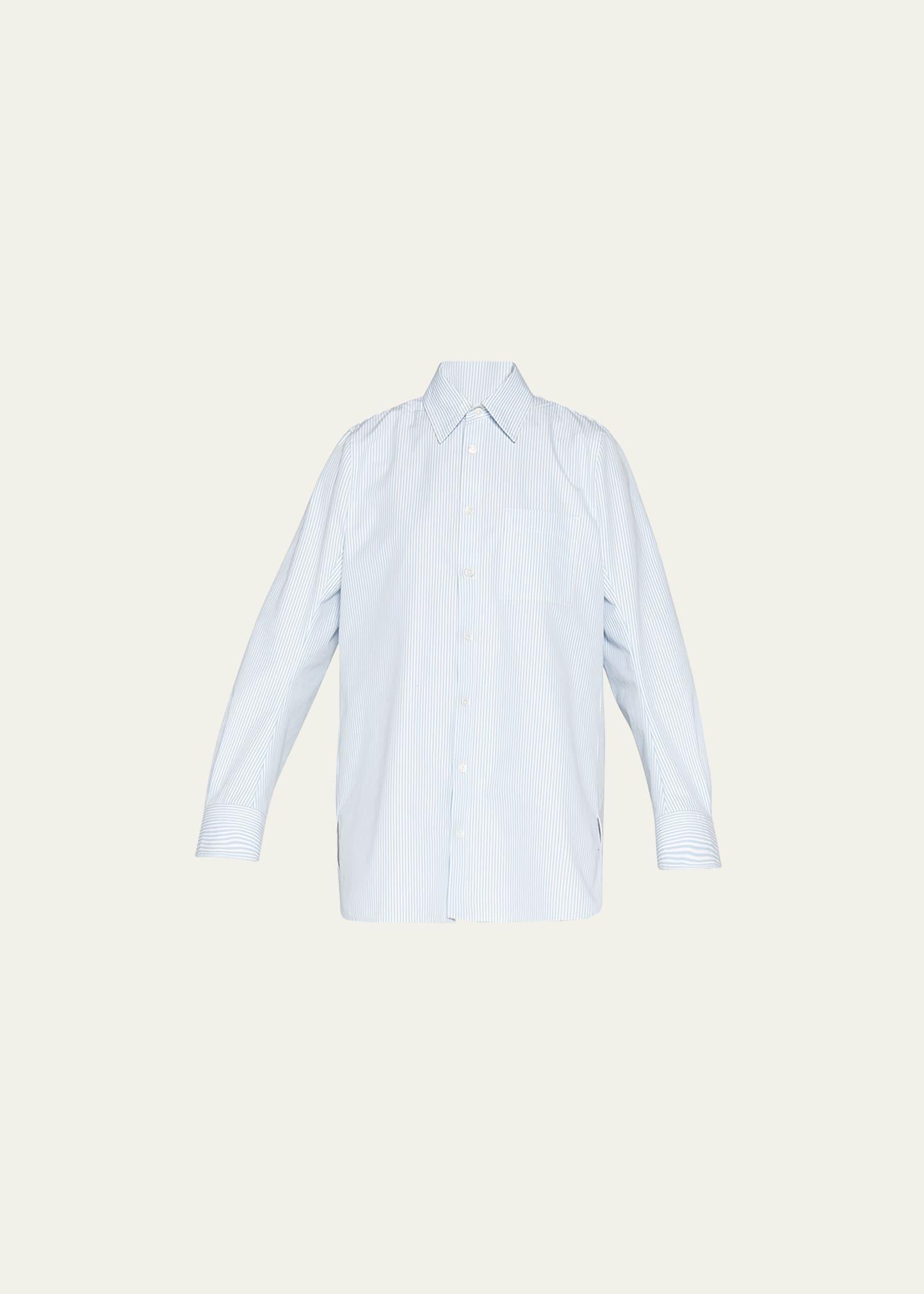 Womens Striped Cotton Shirt Product Image