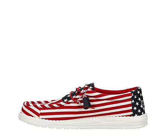 Heydude Mens Wally Americana Slip On Sneaker Product Image
