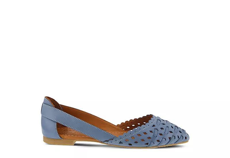 Spring Step Delorse Women's Leather Flats, Size: 35, Blue Blue Product Image