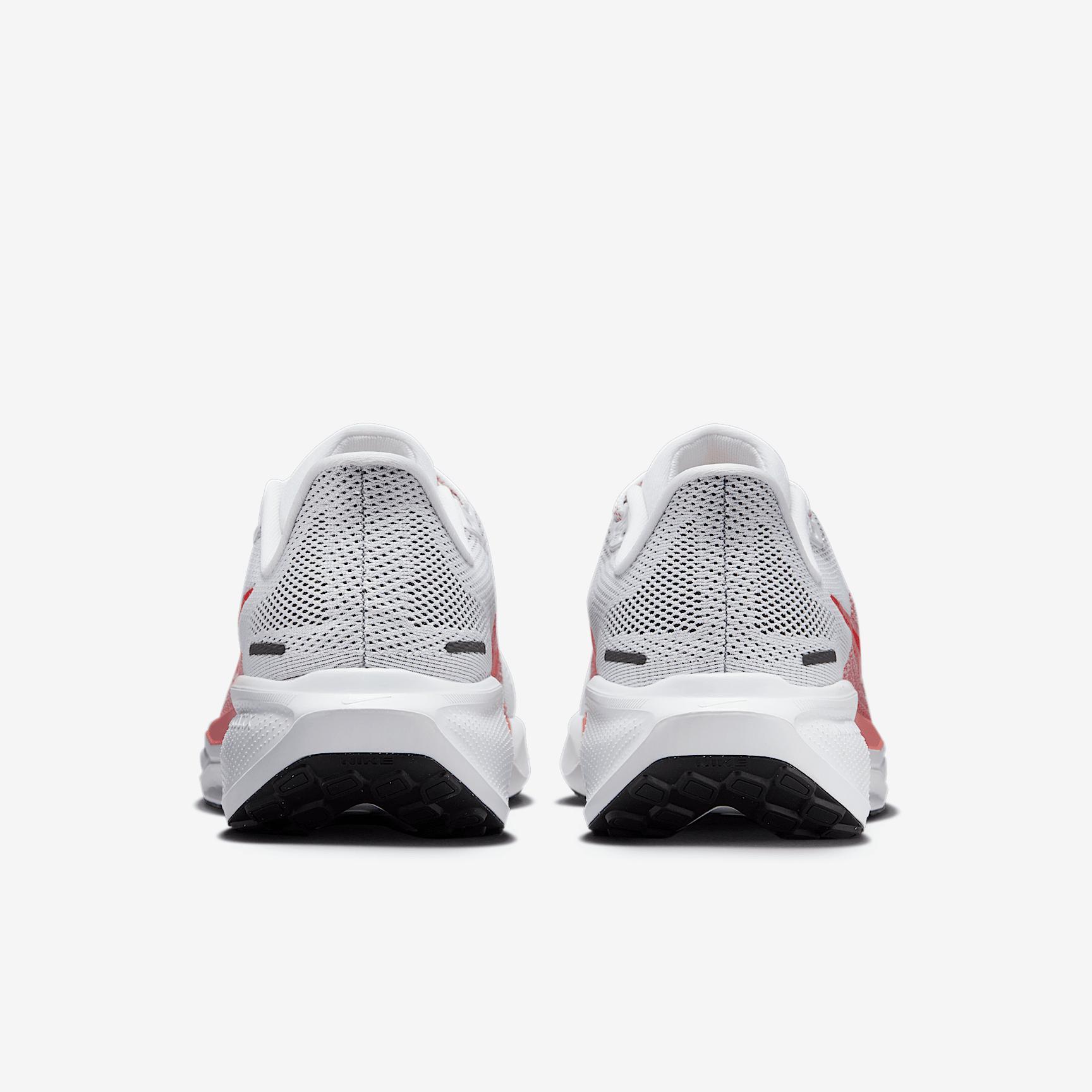 Nike Womens Pegasus 41 Running Shoes in White/Bright Crimson/Magic Ember Product Image