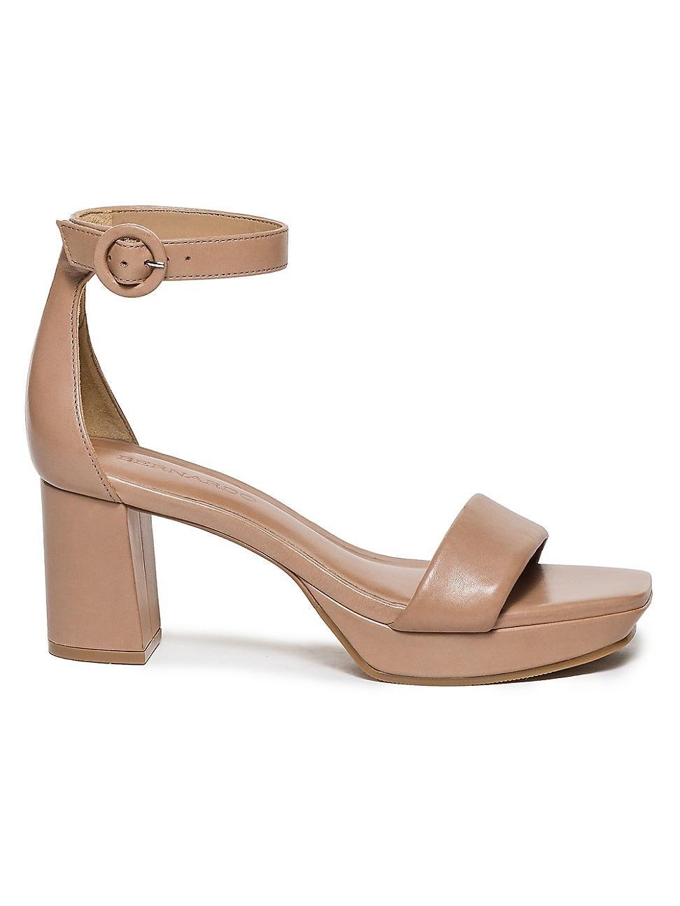 Womens Carla Leather Platform Sandals Product Image