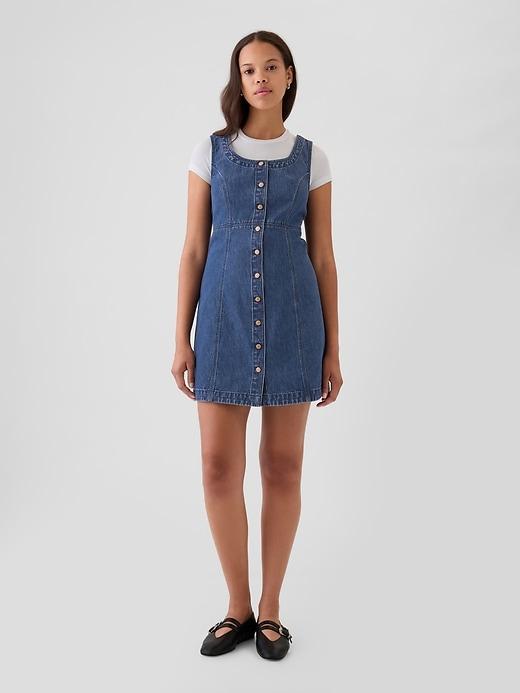 GapHeritage Denim Mini Dress Product Image
