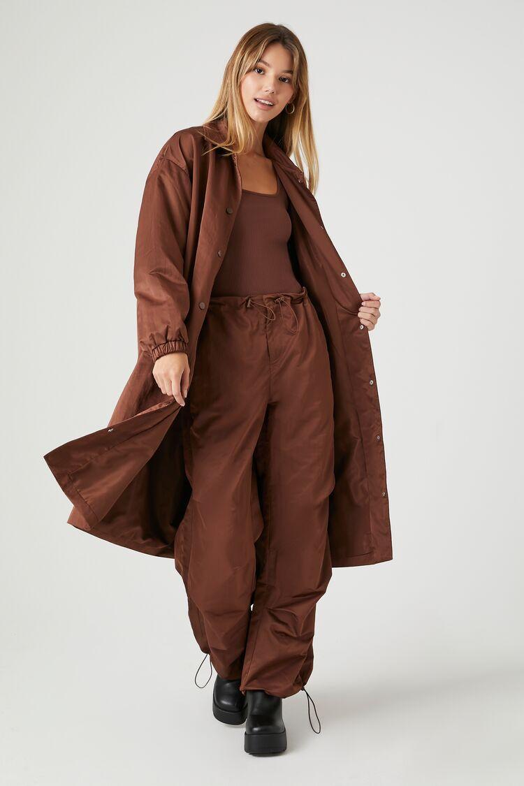 Toggle Cargo Parachute Pants | Forever 21 Product Image