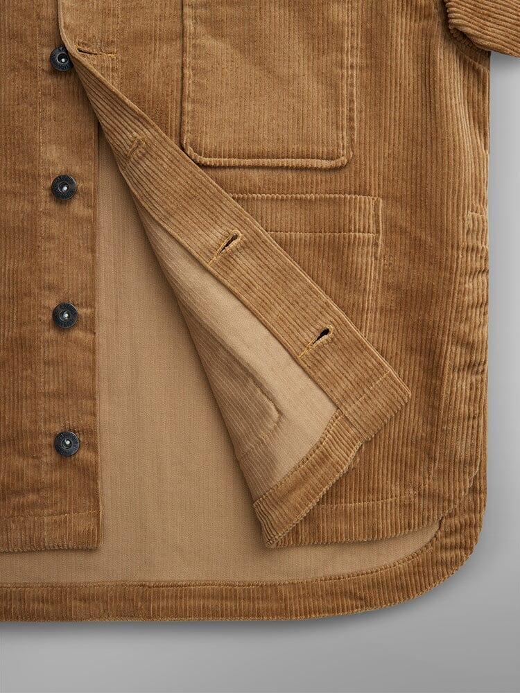 WOMEN'S CORDUROY CHORE COAT (SEASONAL) - BRONZED BROWN / XL Product Image