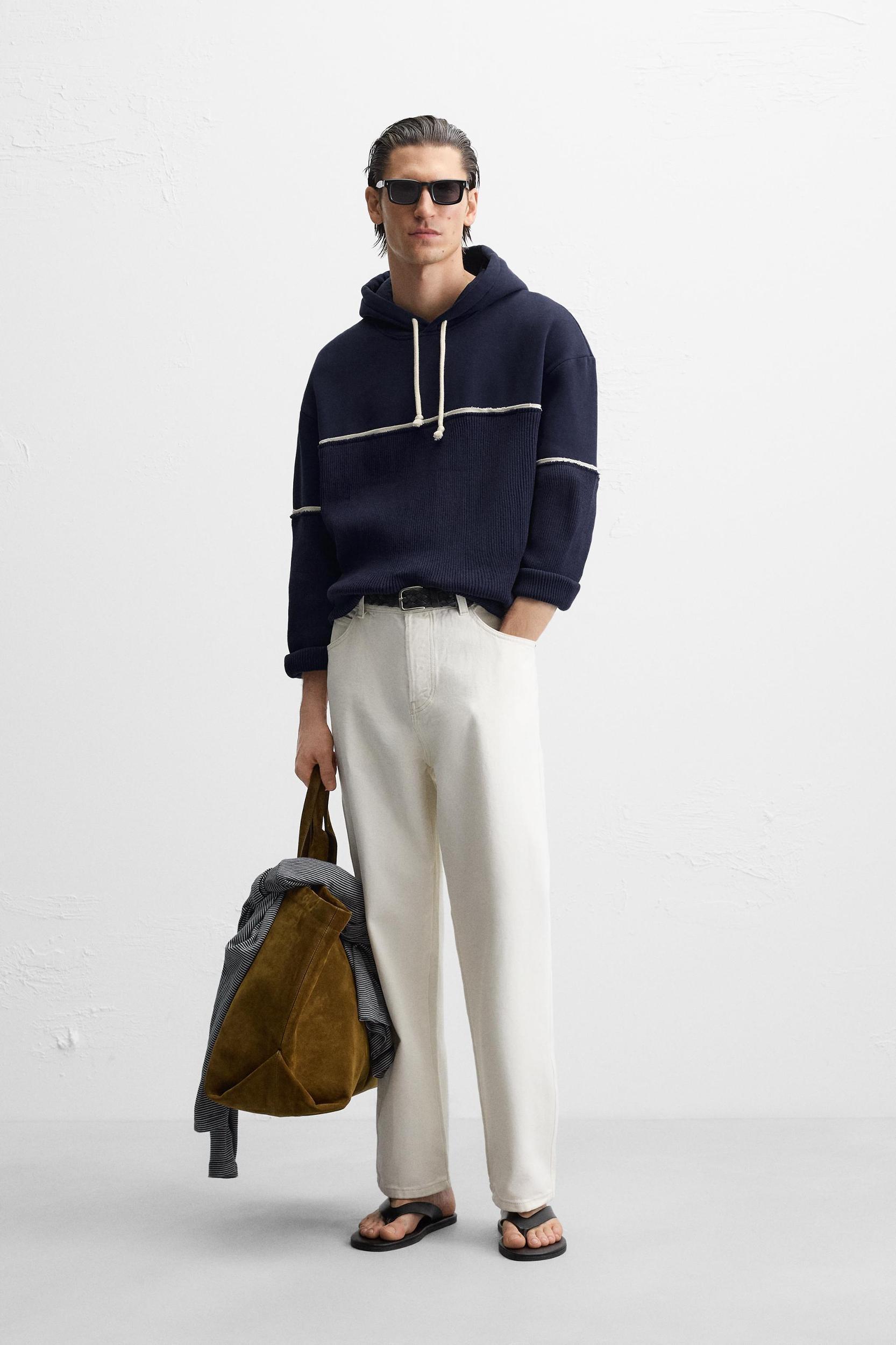 CONTRAST RELAXED FIT SWEATSHIRT Product Image