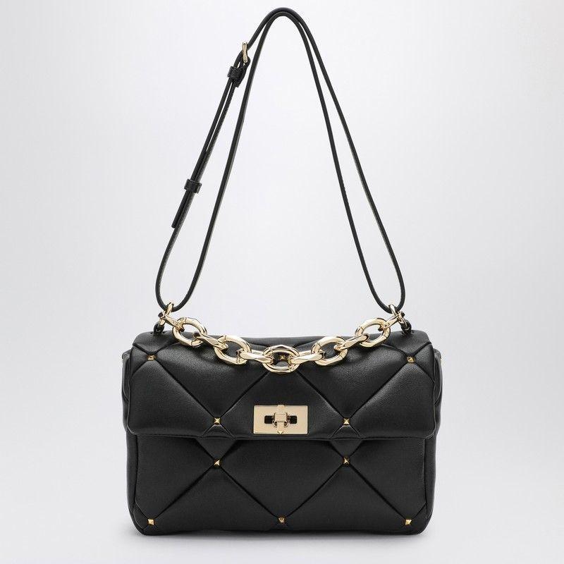 VALENTINO GARAVANI Black Rockstud Spike Bag Product Image