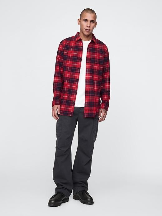 Organic Cotton Flannel Shirt Product Image