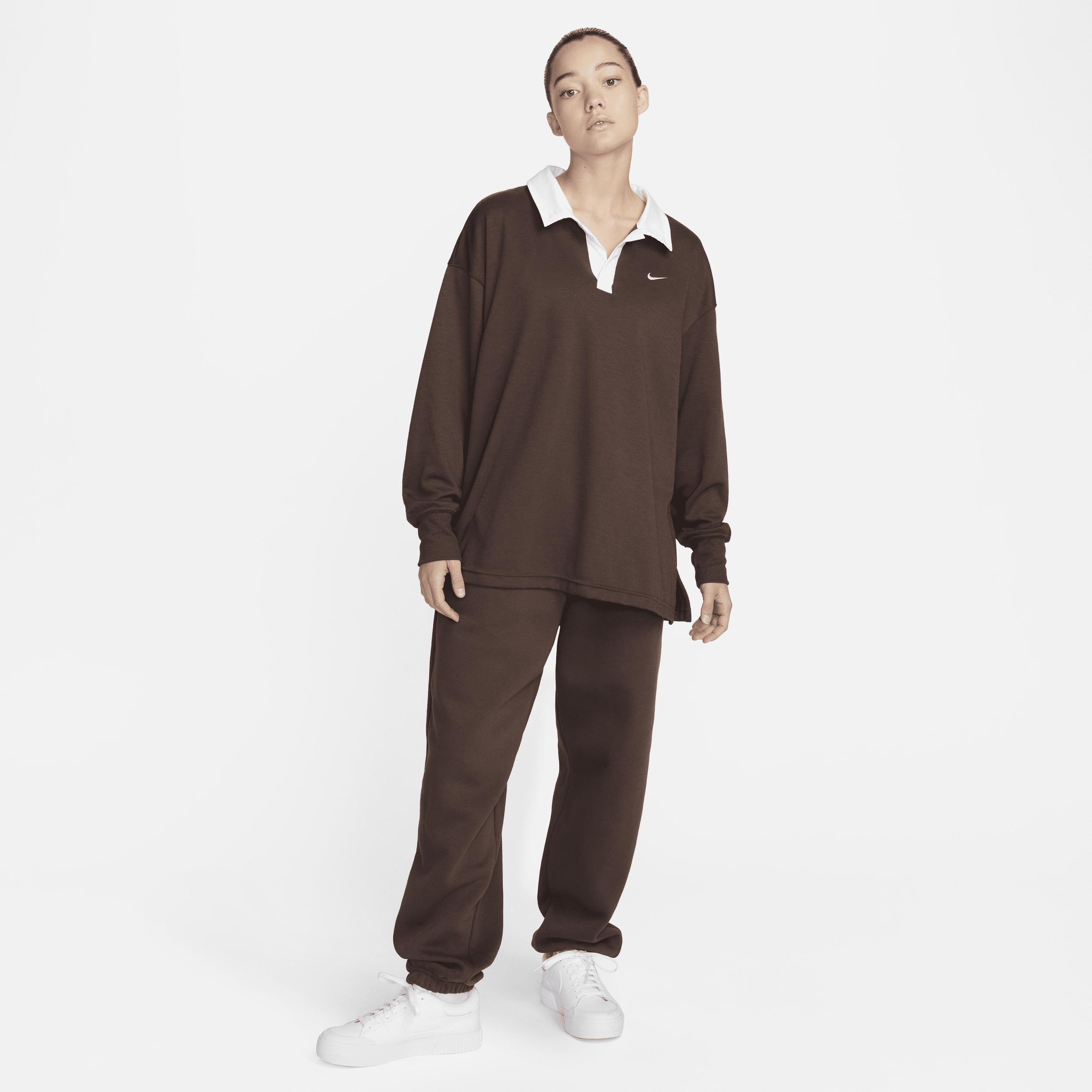 Nike Essential oversized long sleeve polo Product Image