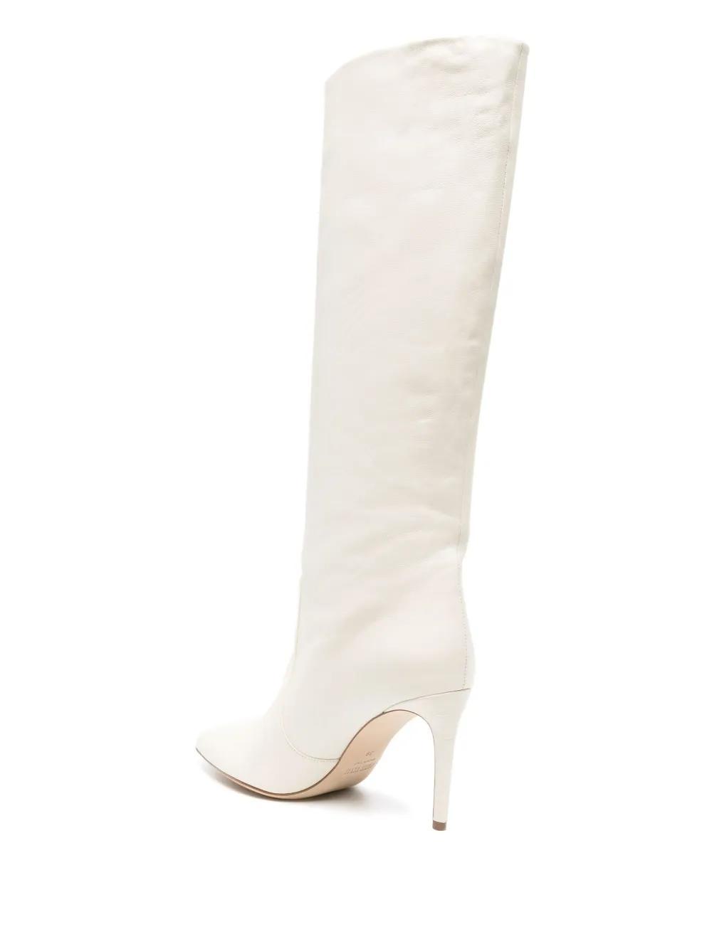 Stiletto 95mm leather boots Product Image
