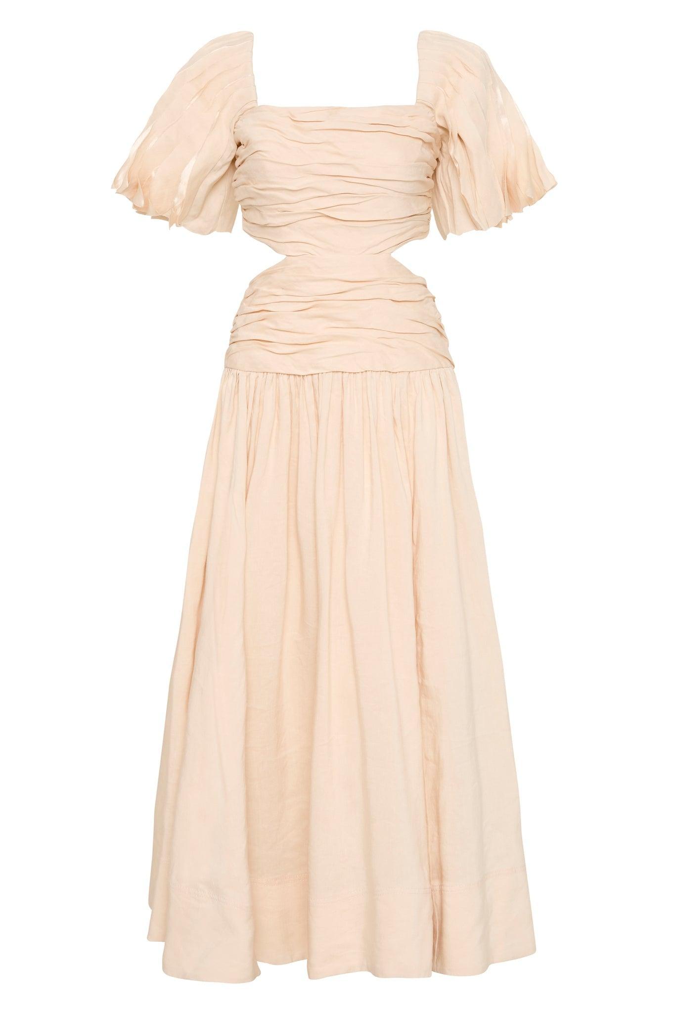 Marianne Ruched Midi Dress Product Image