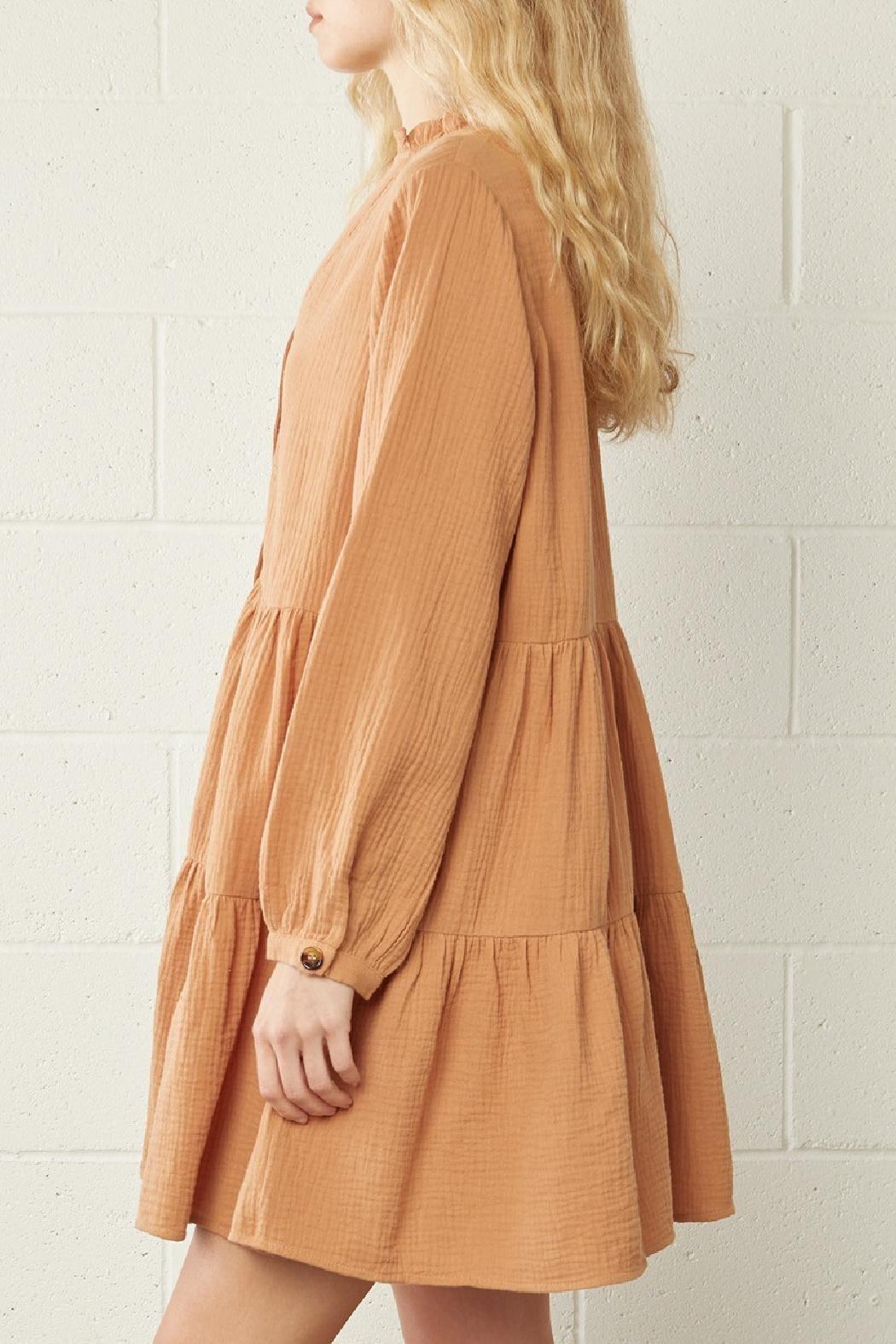 Tiered Button Down Dress Product Image