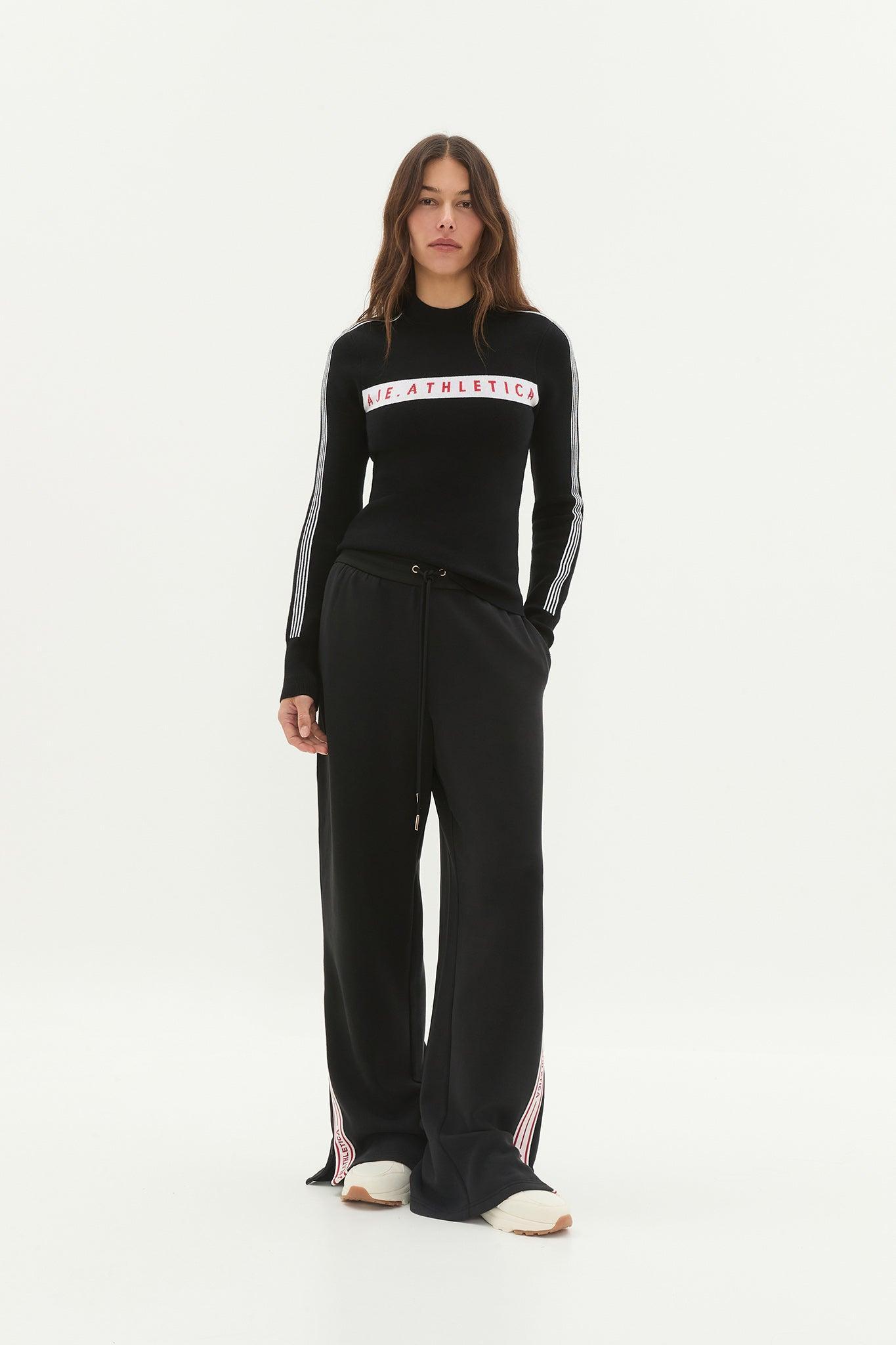 Long Sleeve Logo Knit Top 407 Product Image